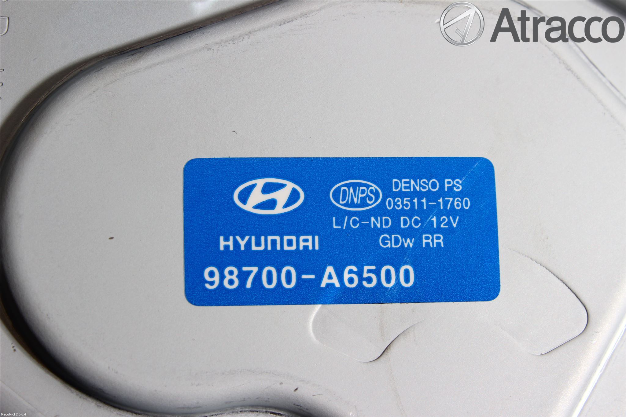 Hyundai i30 GD 13-17 Torkarmotor Baklucka