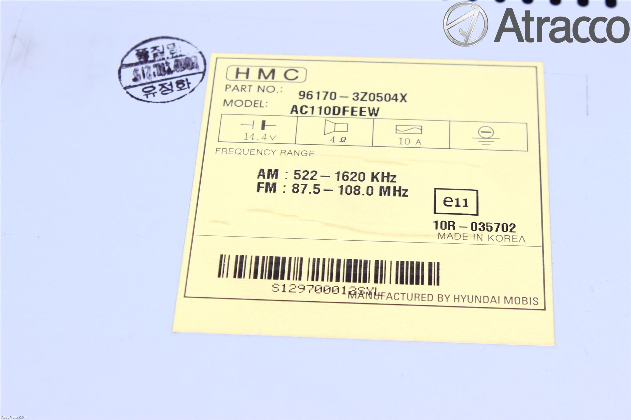 Hyundai i40 08-15 Cd Radio - Multimediapanel