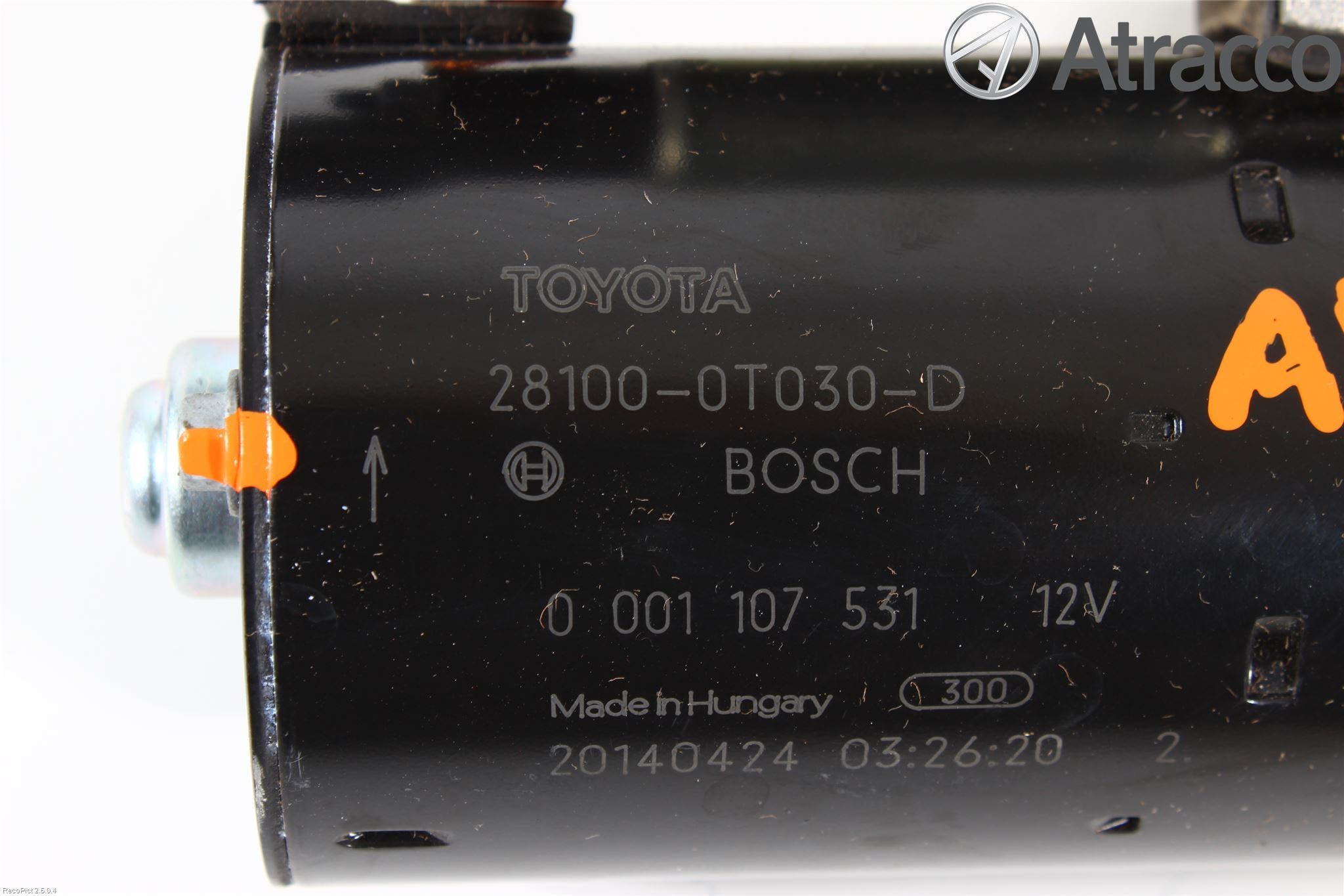 Toyota AURIS 13-19 Startmotor