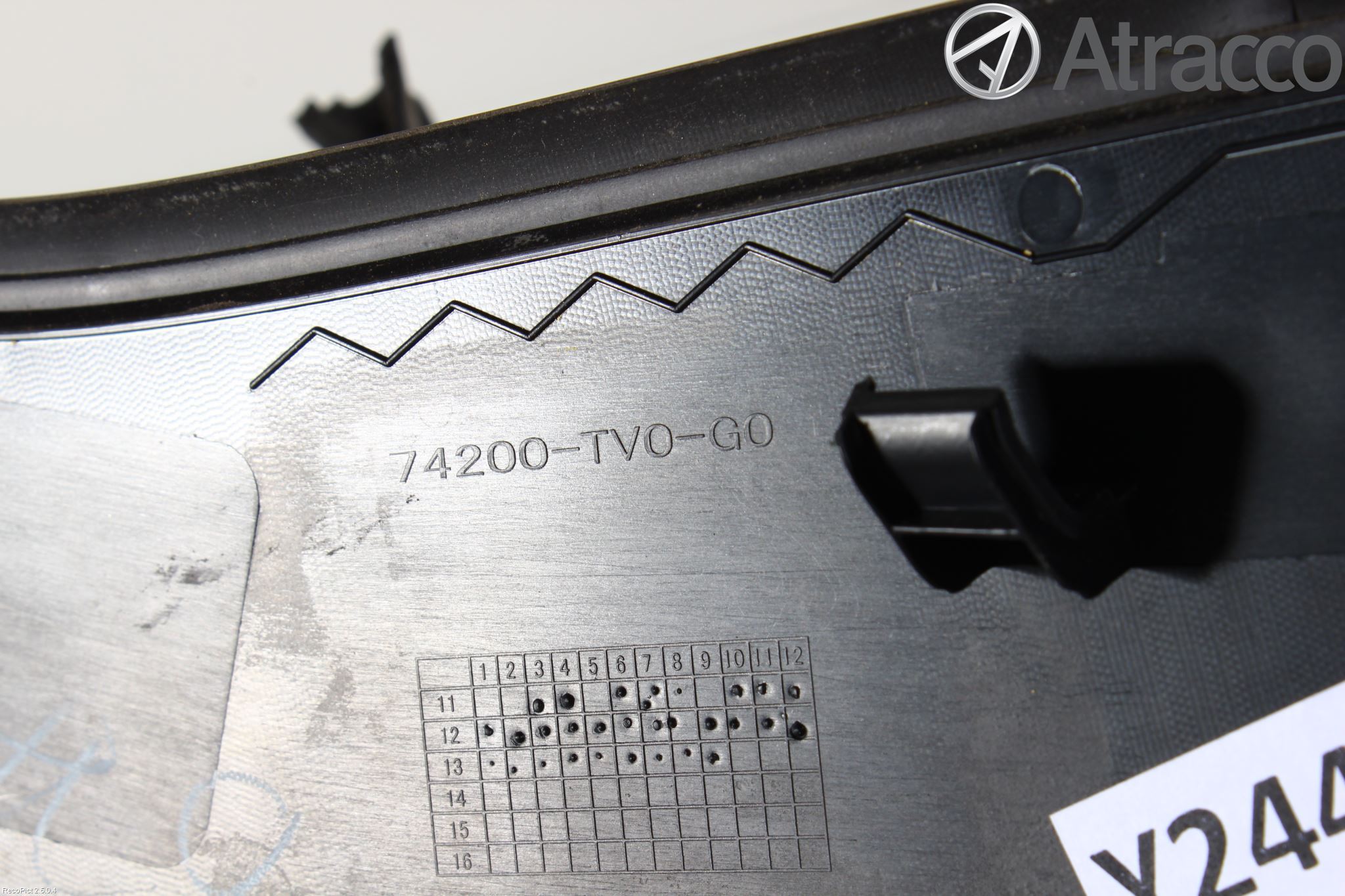 Honda CIVIC 12-16 Torpedplåt-Torpedplast