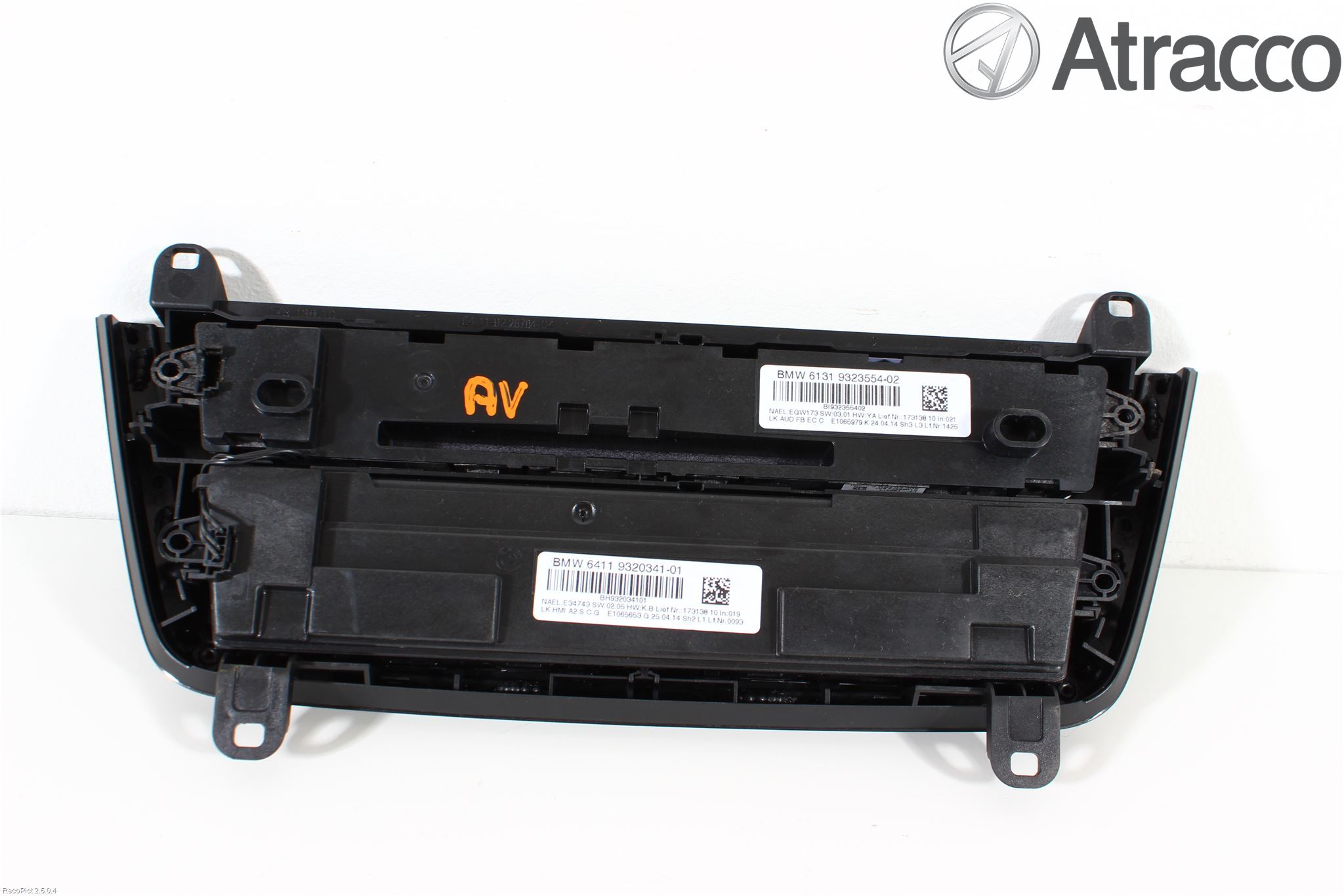 BMW 3 F30/F31/F80 12-19 Ac Styrenhet Ac Manöveren