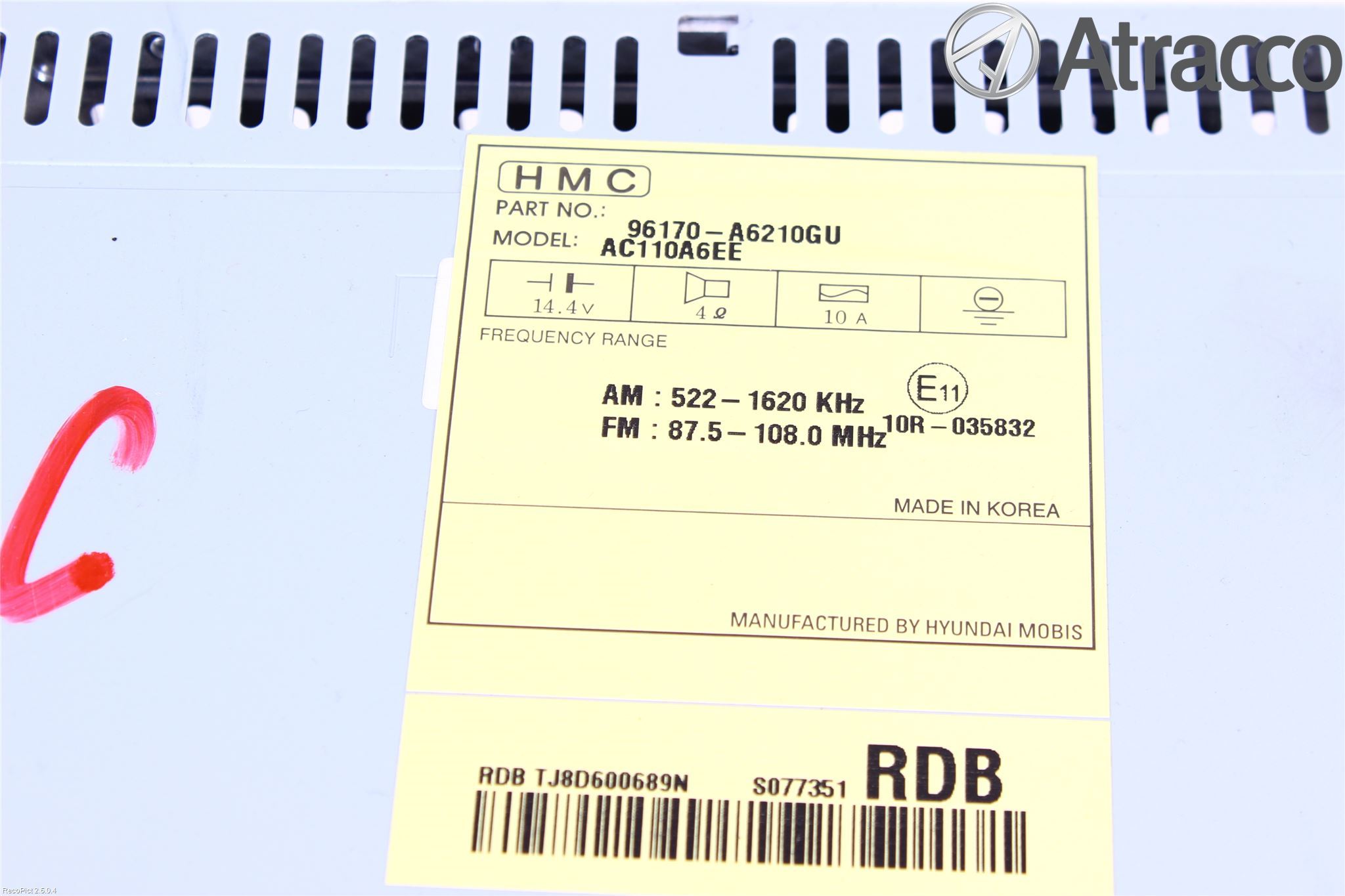 Hyundai i30 GD 13-17 Cd Radio - Multimediapanel