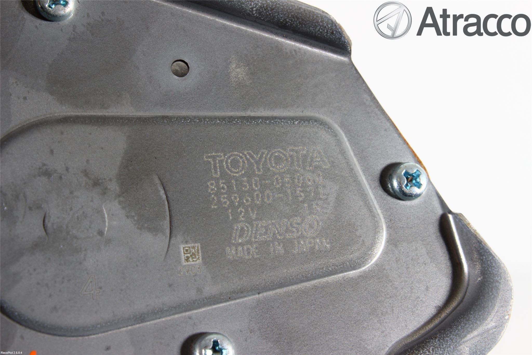 Toyota AVENSIS 09-15 Torkarmotor Baklucka