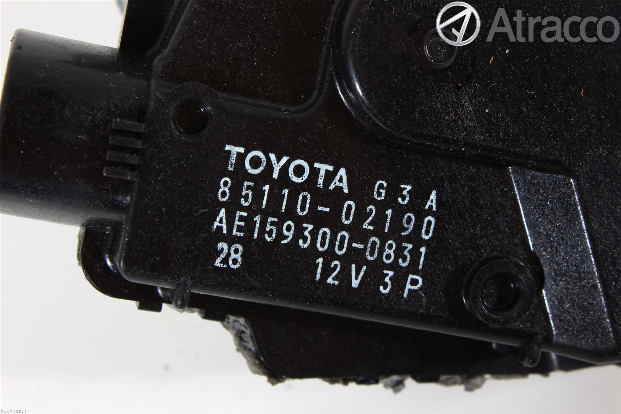 Toyota AURIS 10-12 Torkarmotor Vindruta