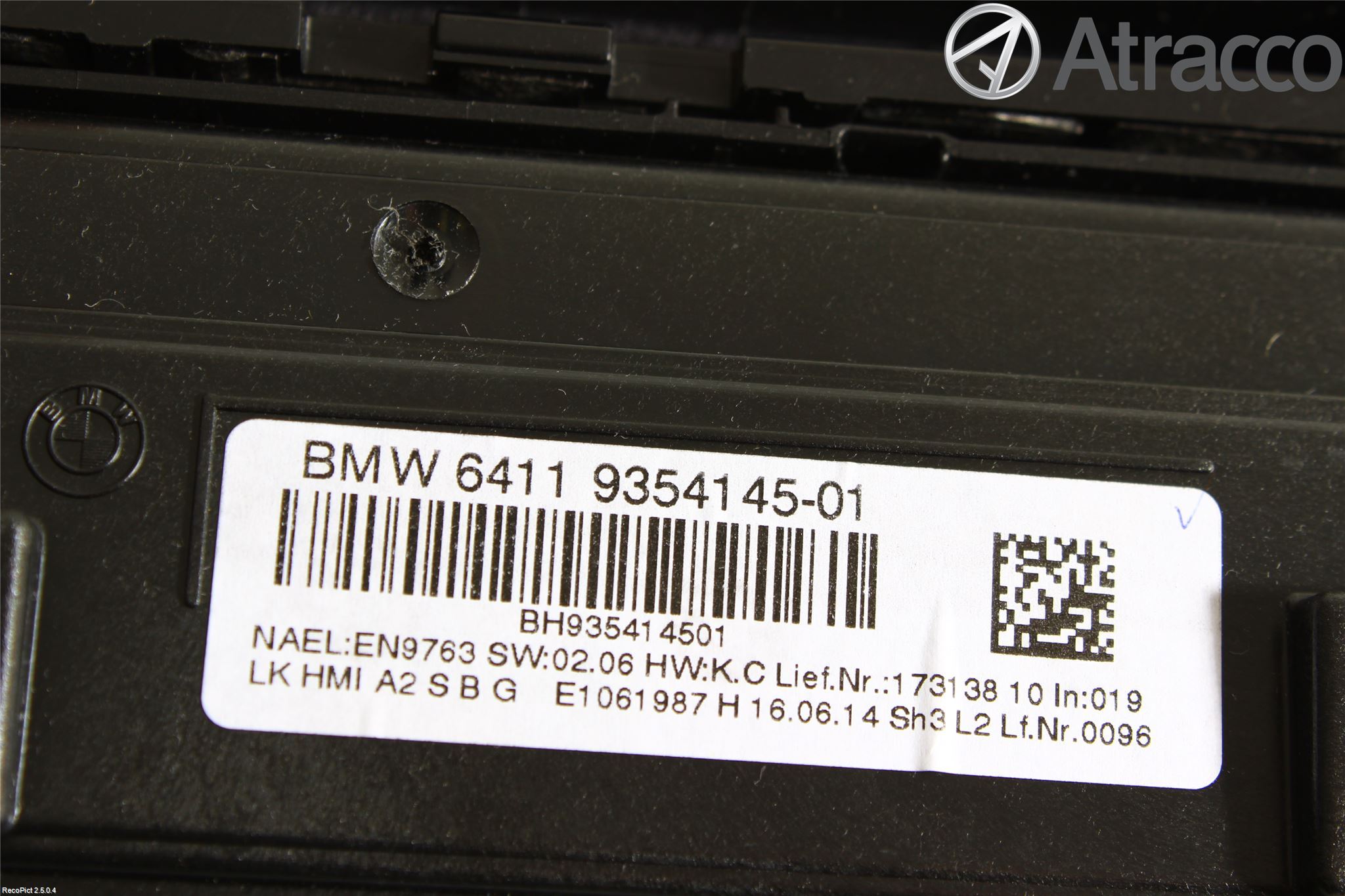 BMW 1 F20/F21 11-19 Ac Styrenhet Ac Manöveren