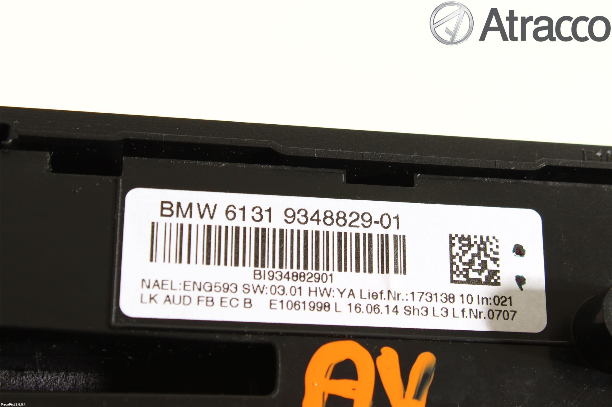 BMW 1 F20/F21 11-19 Ac Styrenhet Ac Manöveren