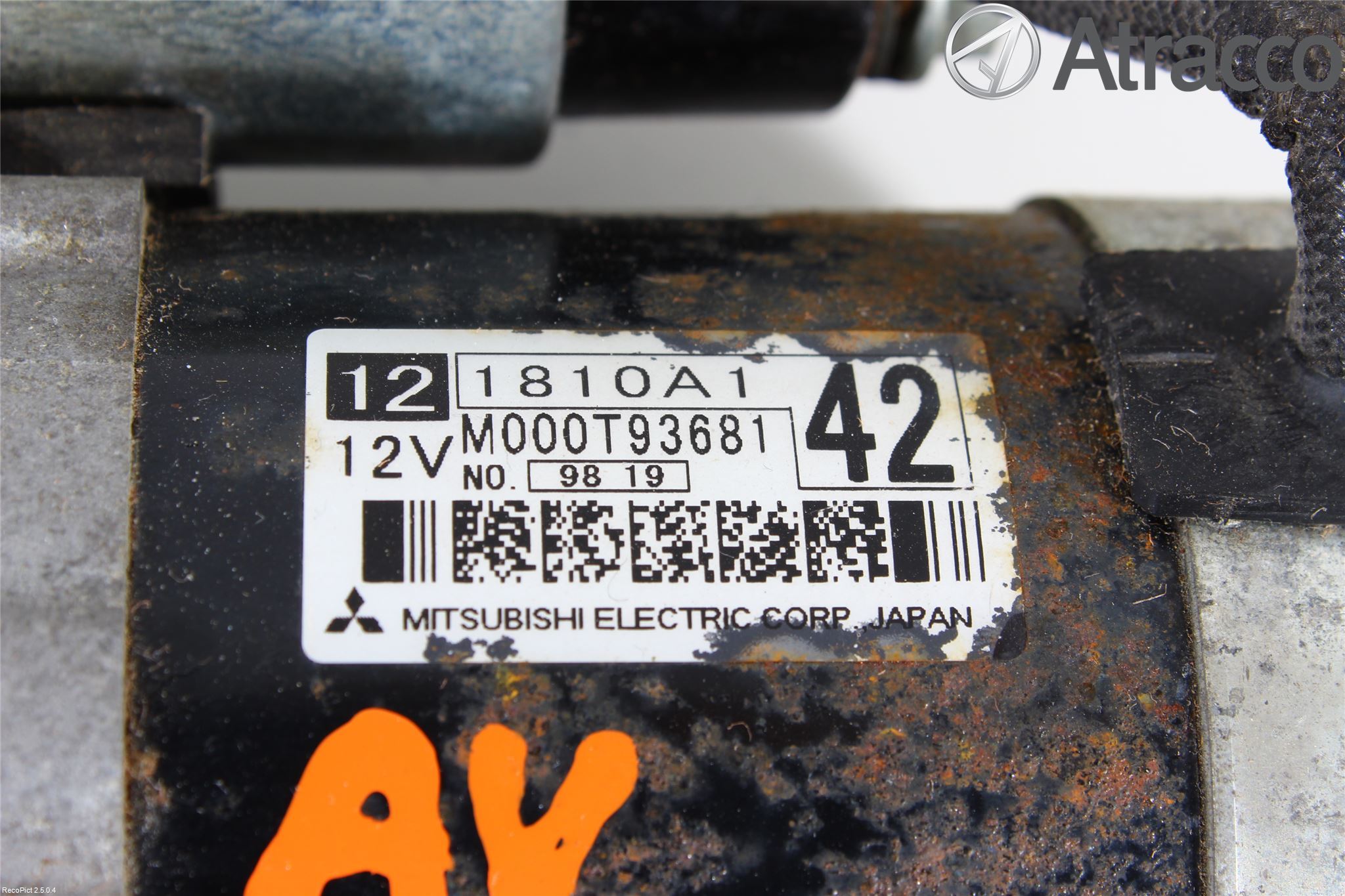 Mitsubishi COLT 09-13 Startmotor