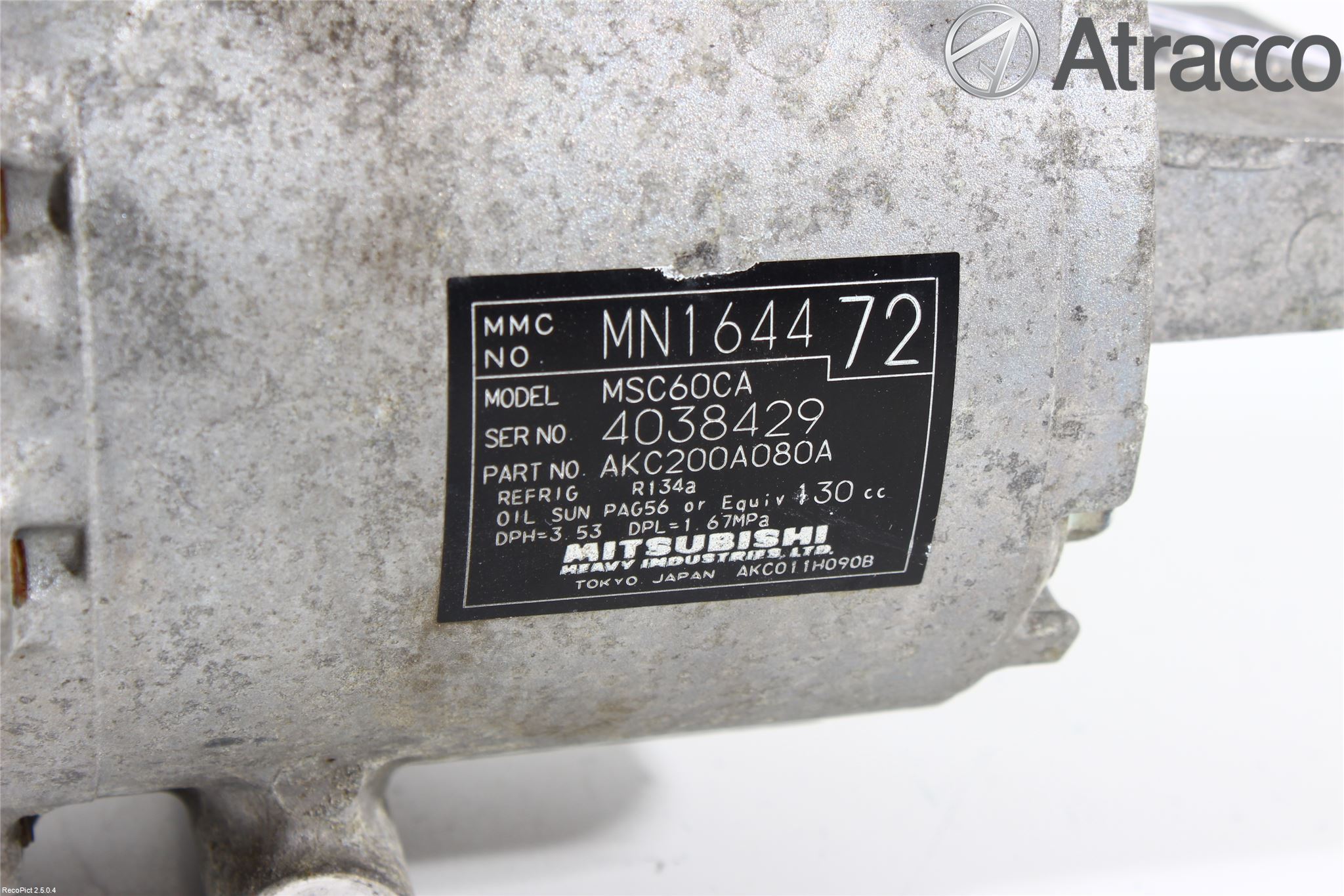 Mitsubishi COLT 09-13 Ac Kompressor