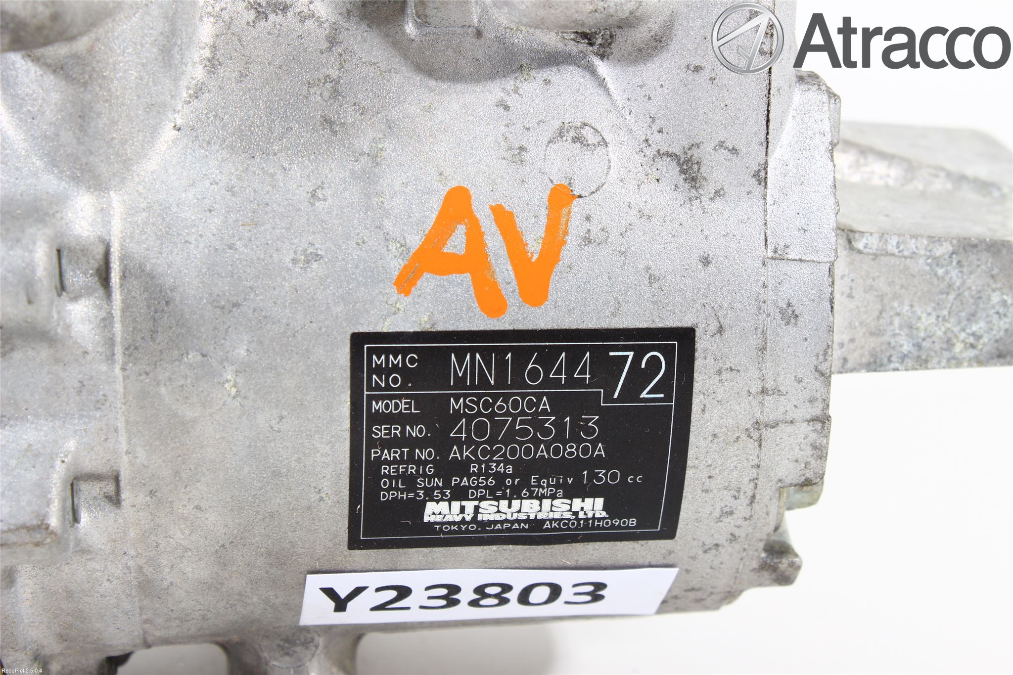 Mitsubishi COLT 09-13 Ac Kompressor