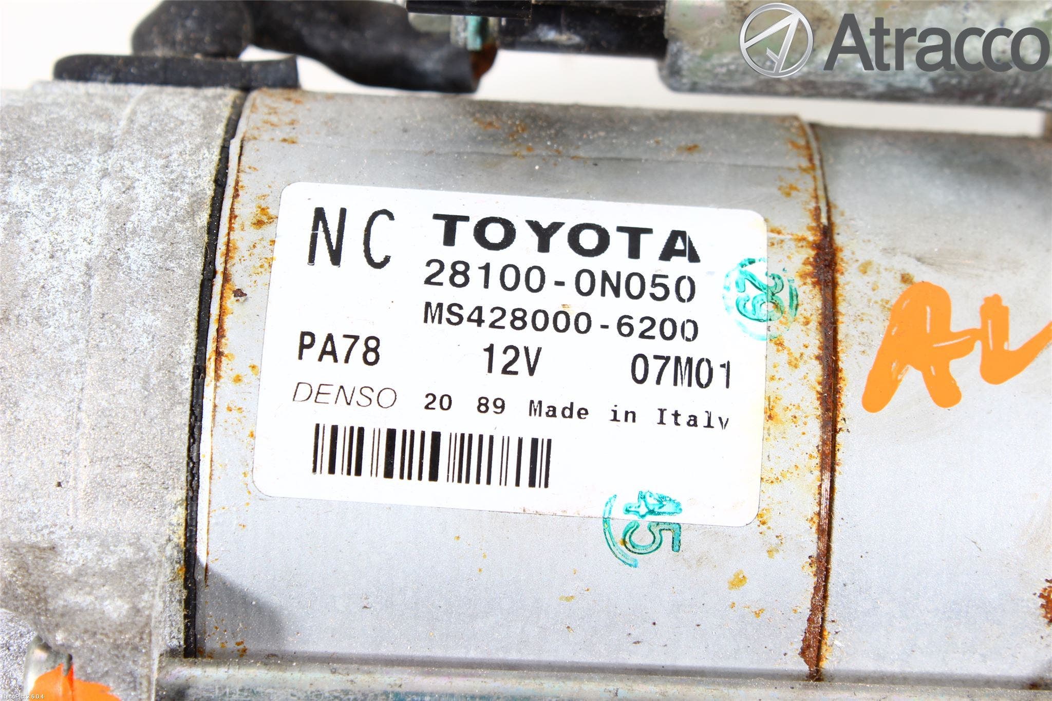 Toyota AURIS 10-12 Startmotor Diesel