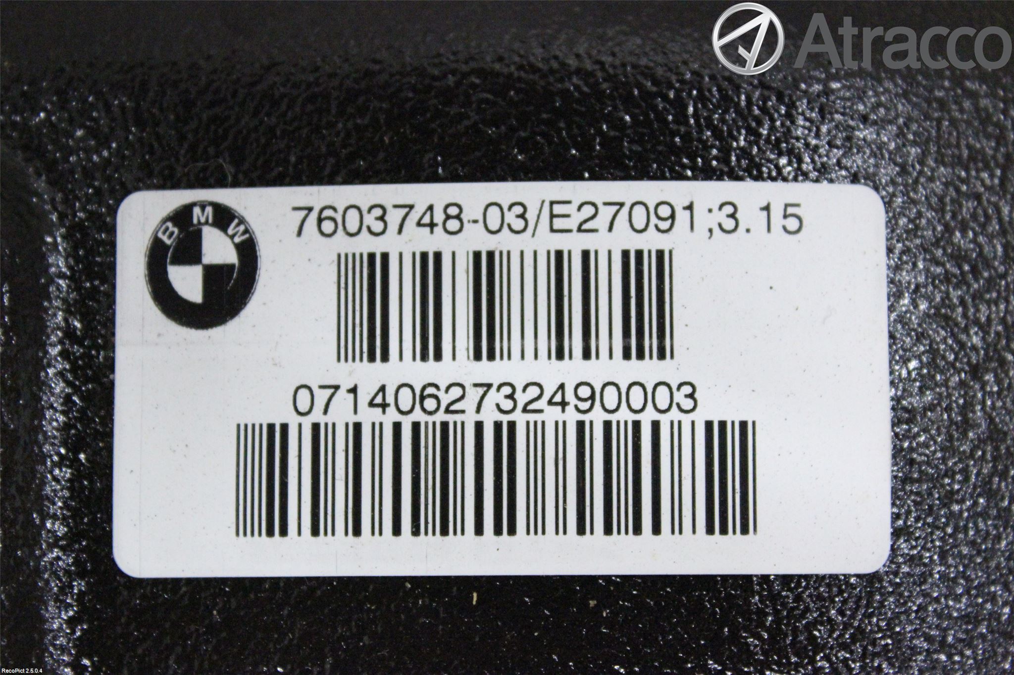 BMW 1 F20/F21 11-19 Bakväxel-Diff