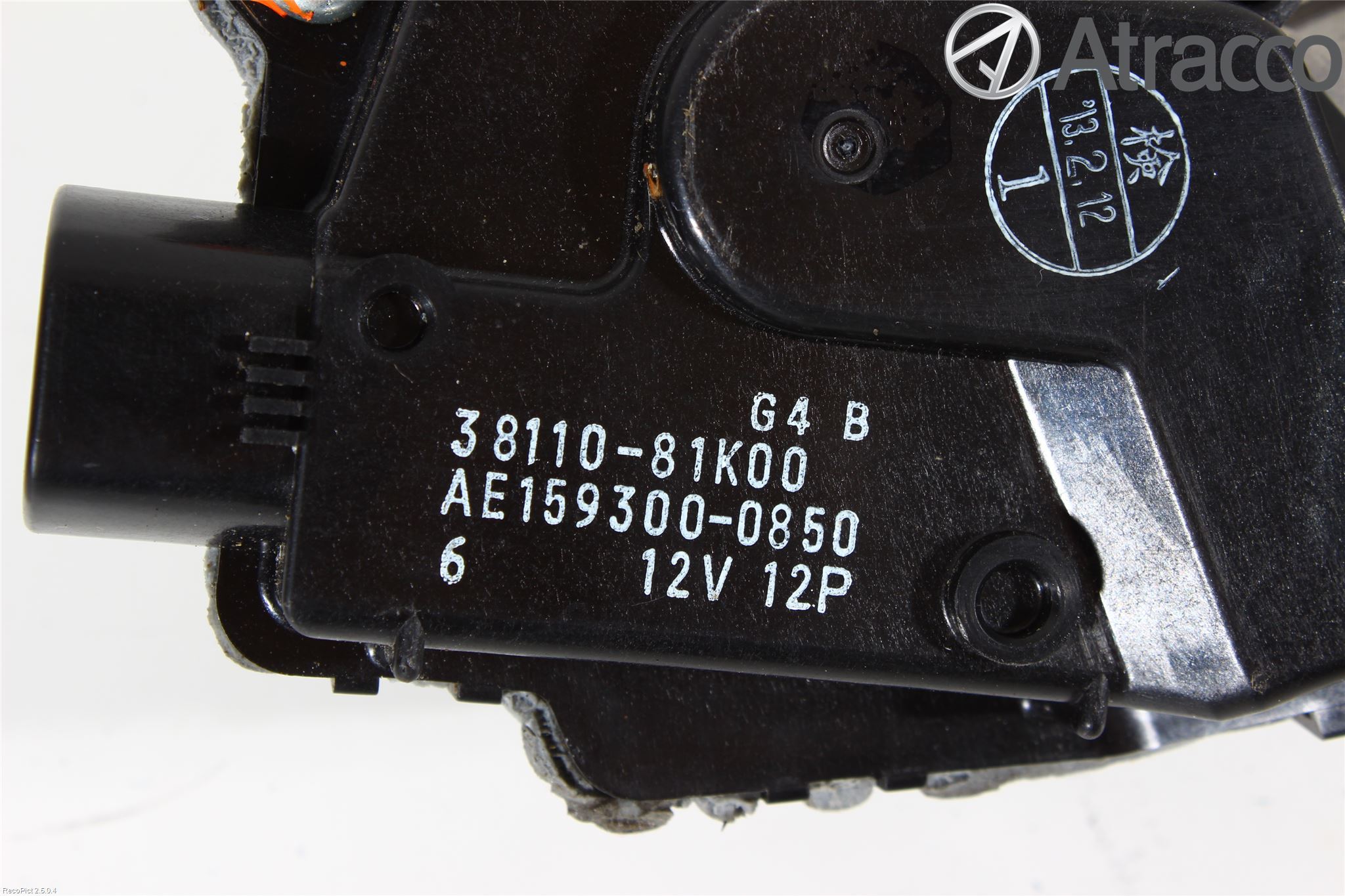 Suzuki SX4 10-13 Torkarmotor Vindruta