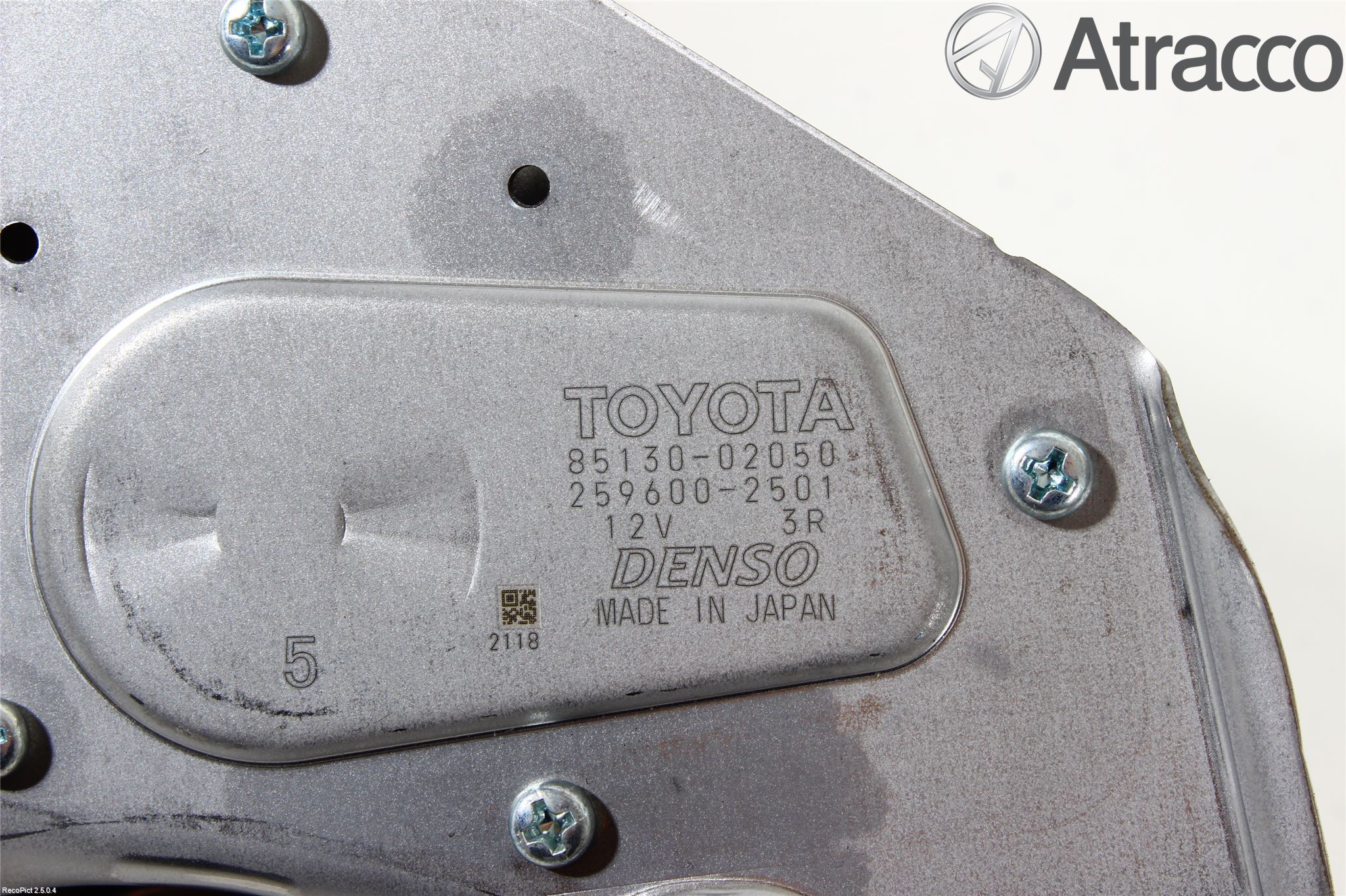 Toyota AURIS 13-19 Torkarmotor Baklucka