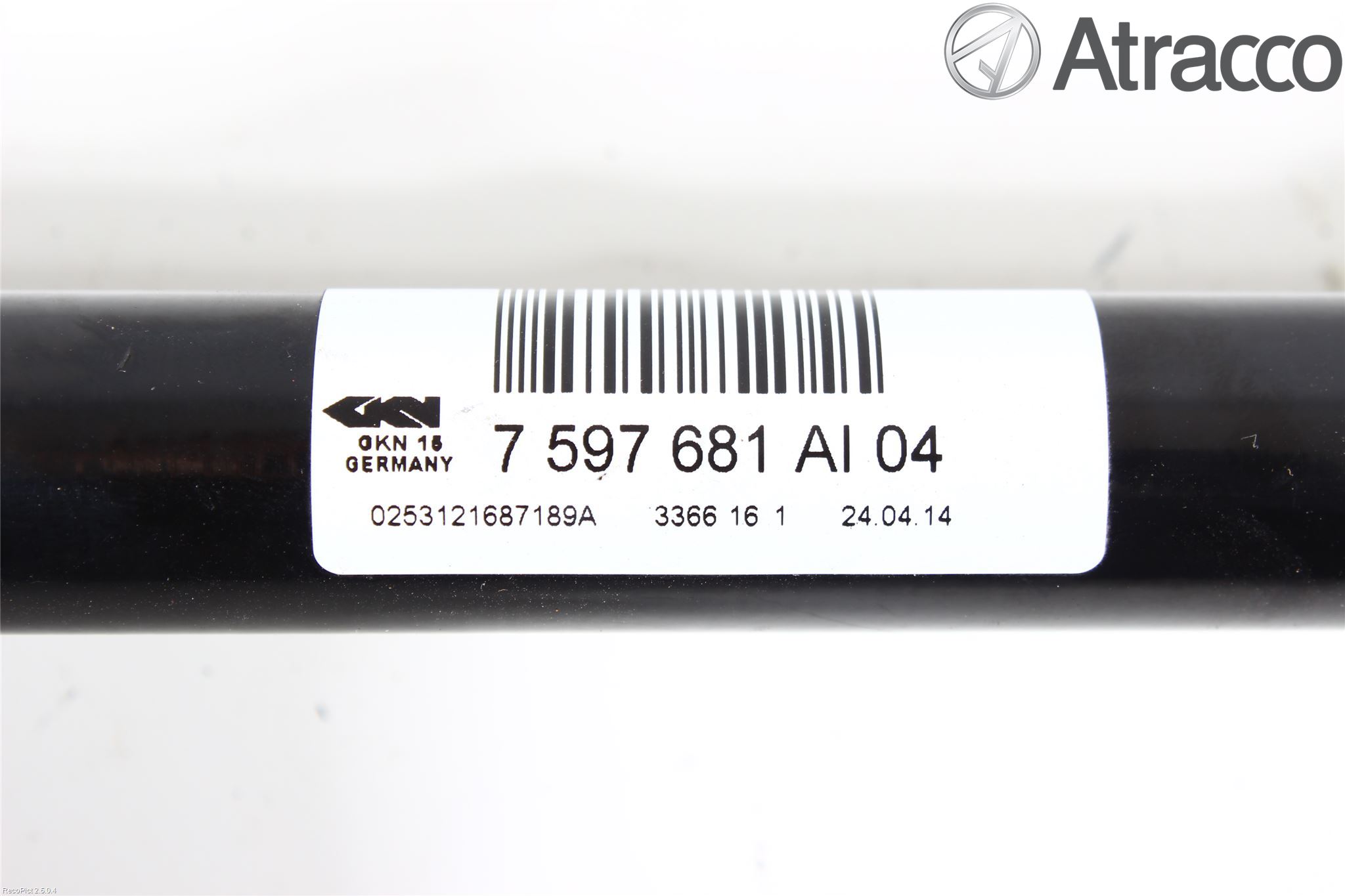 BMW 3 F30/F31/F80 12-19 Drivaxel Bak Vänster