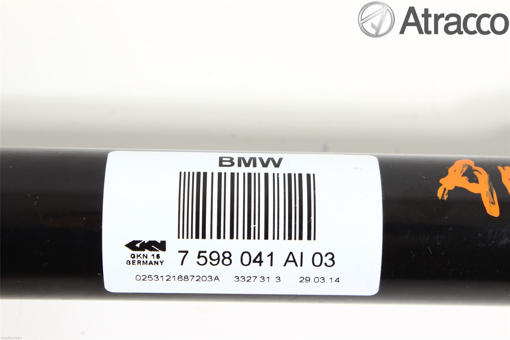 BMW X3 F25 10-17 Drivaxel Bak Vänster
