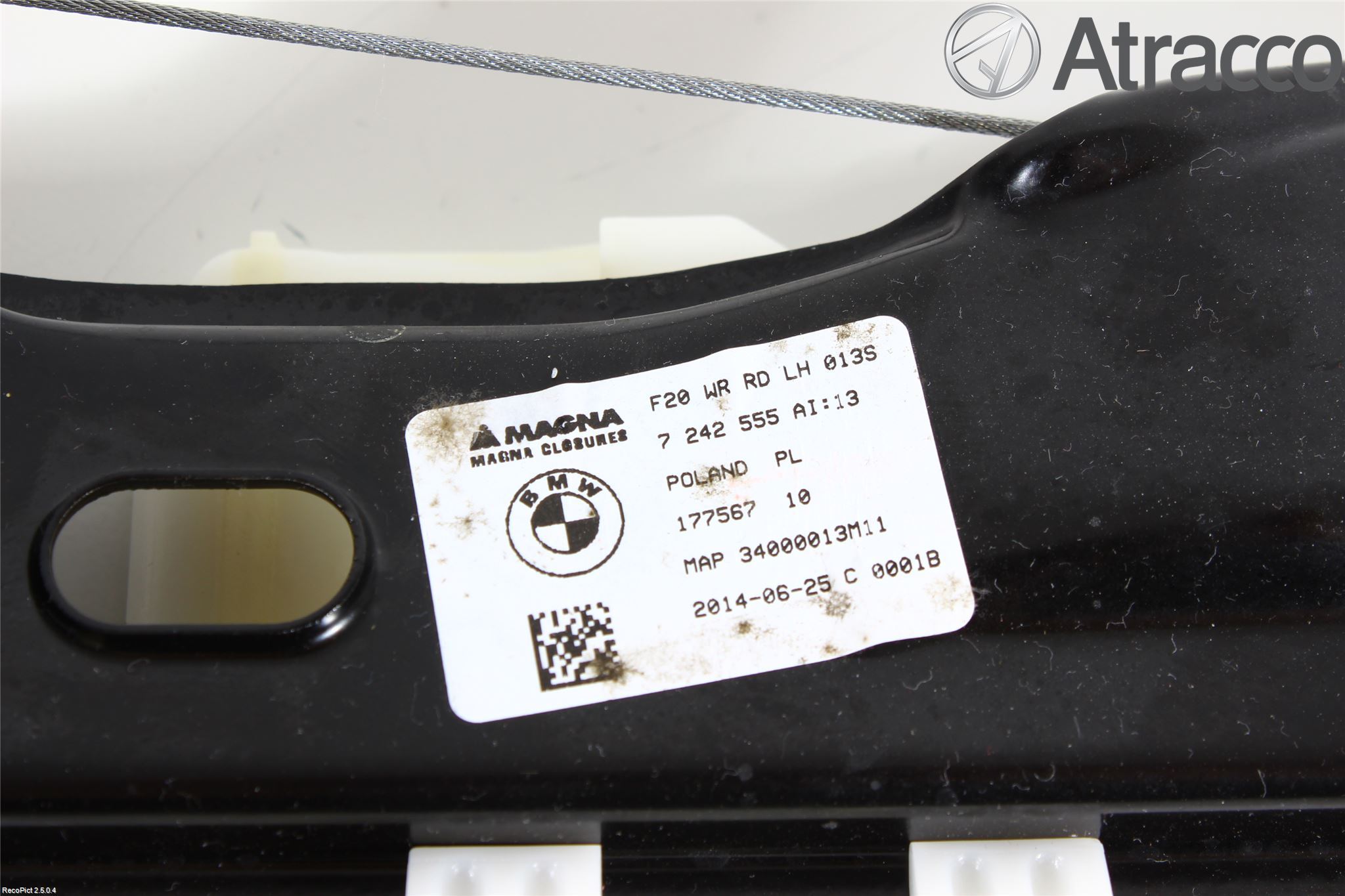 BMW X3 F25 10-17 Fönsterhissmekanism