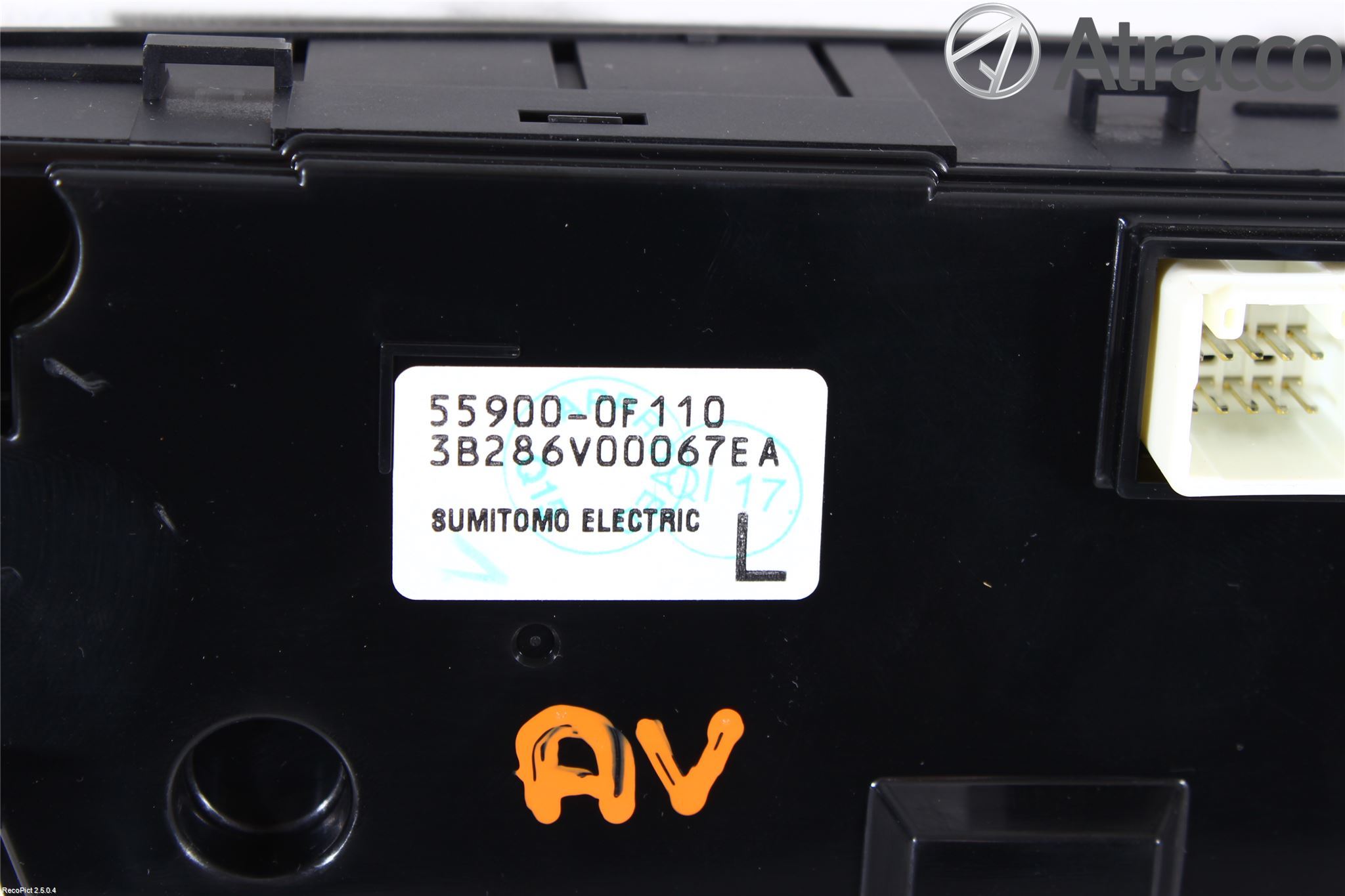 Toyota VERSO 09-18 Ac Styrenhet Ac Manöveren