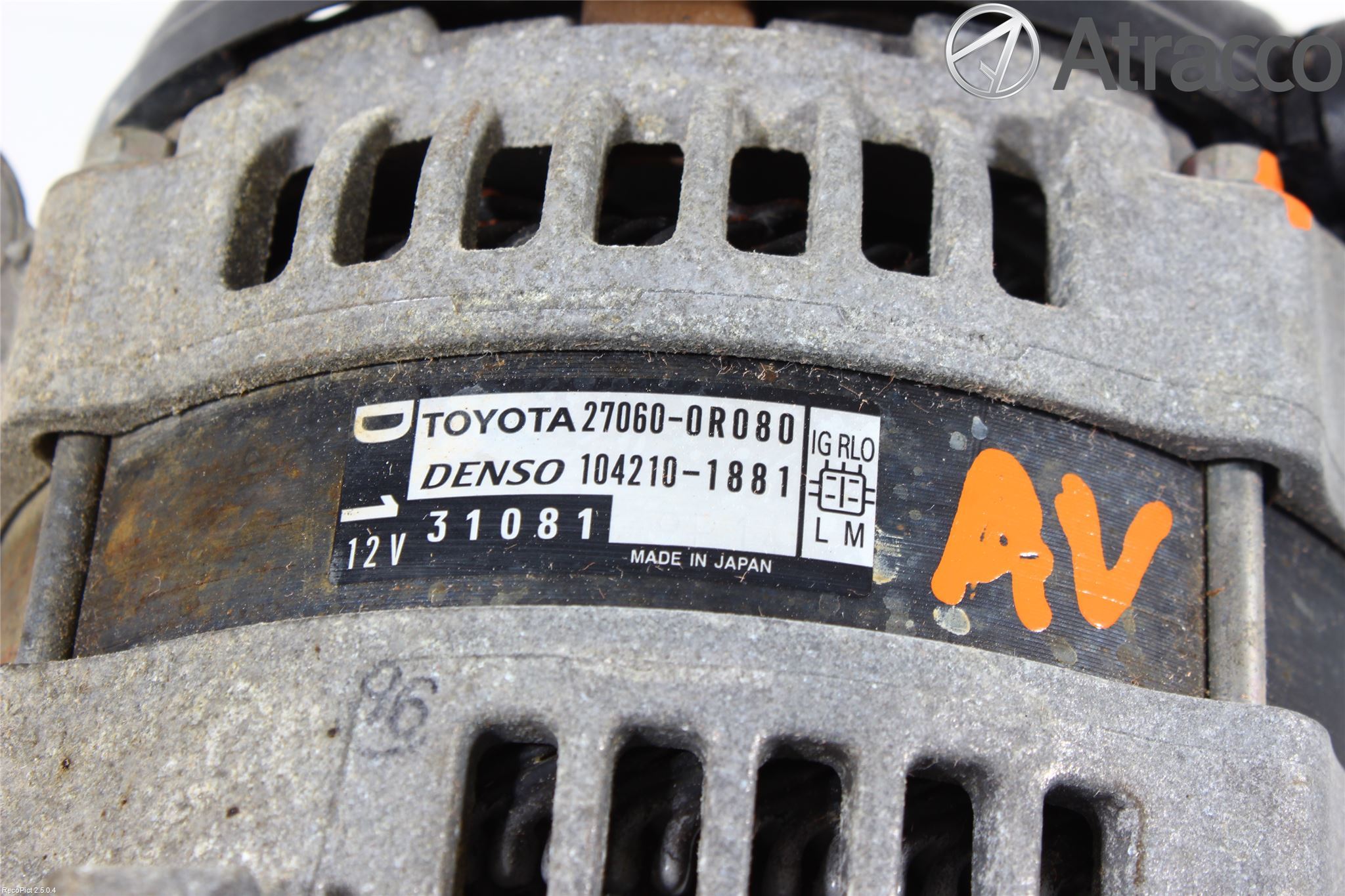 Toyota AVENSIS 09-15 Generator