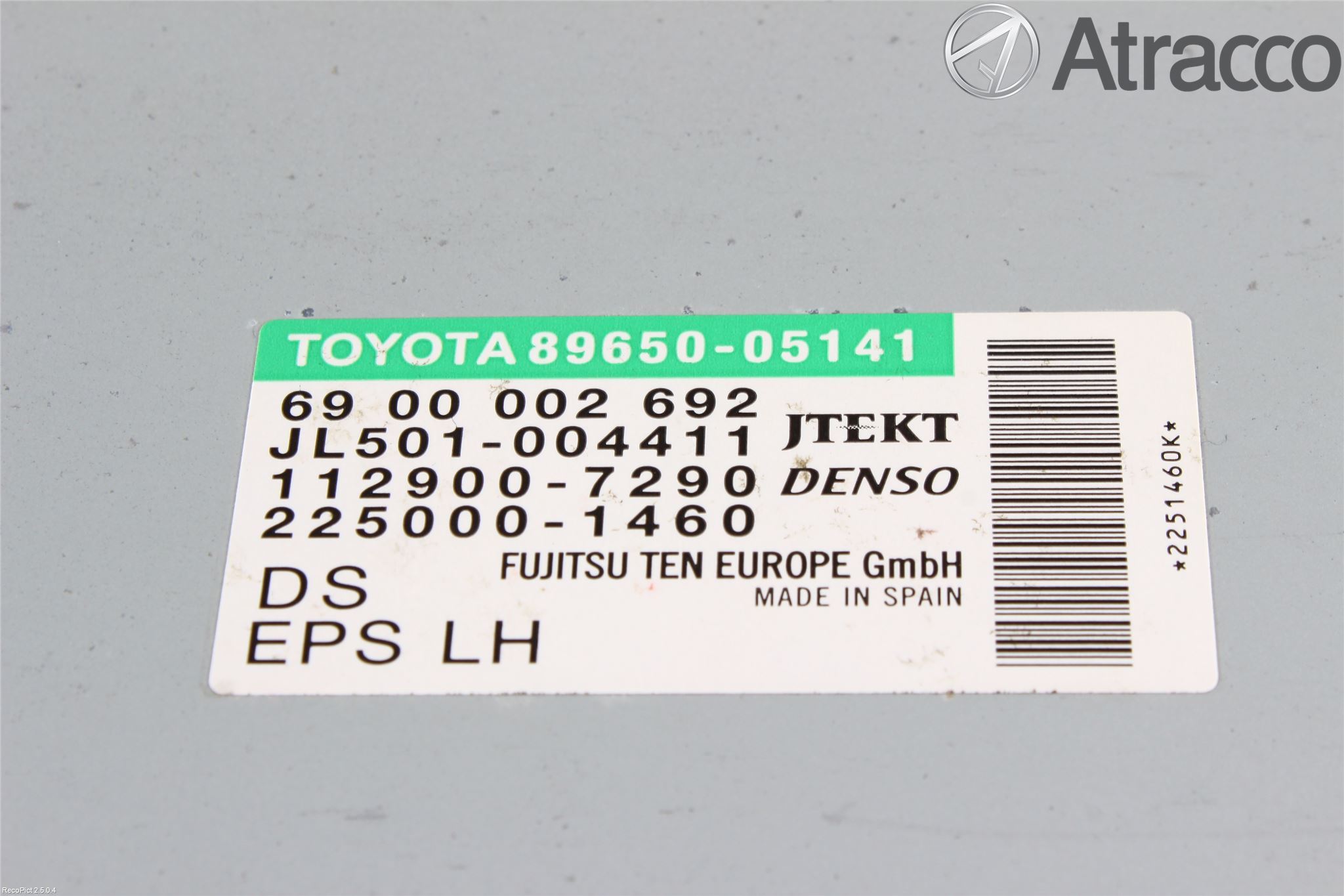 Toyota AVENSIS 09-15 Styrenhet Styrservo