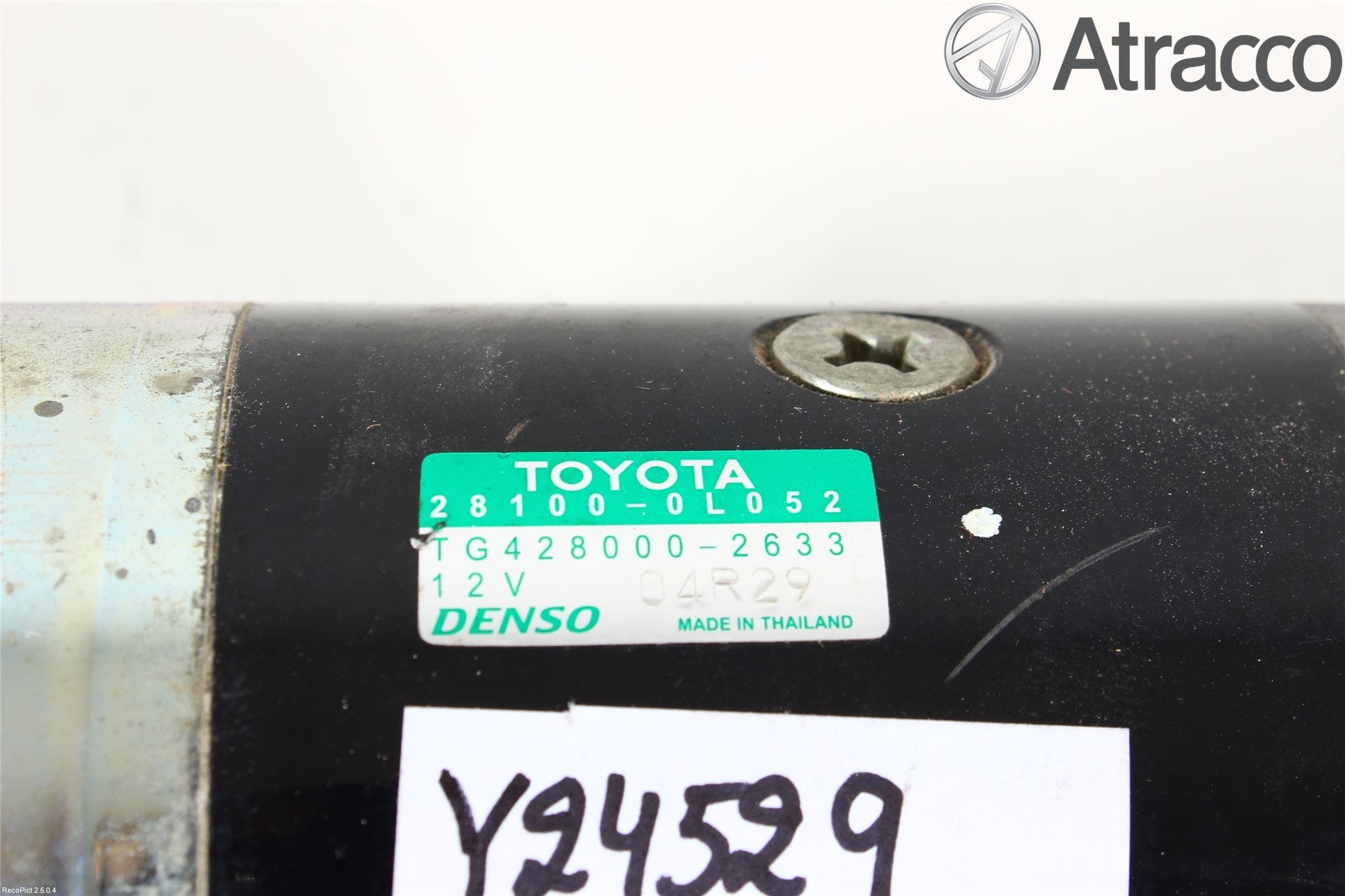 Toyota HILUX 05-16 Startmotor Diesel