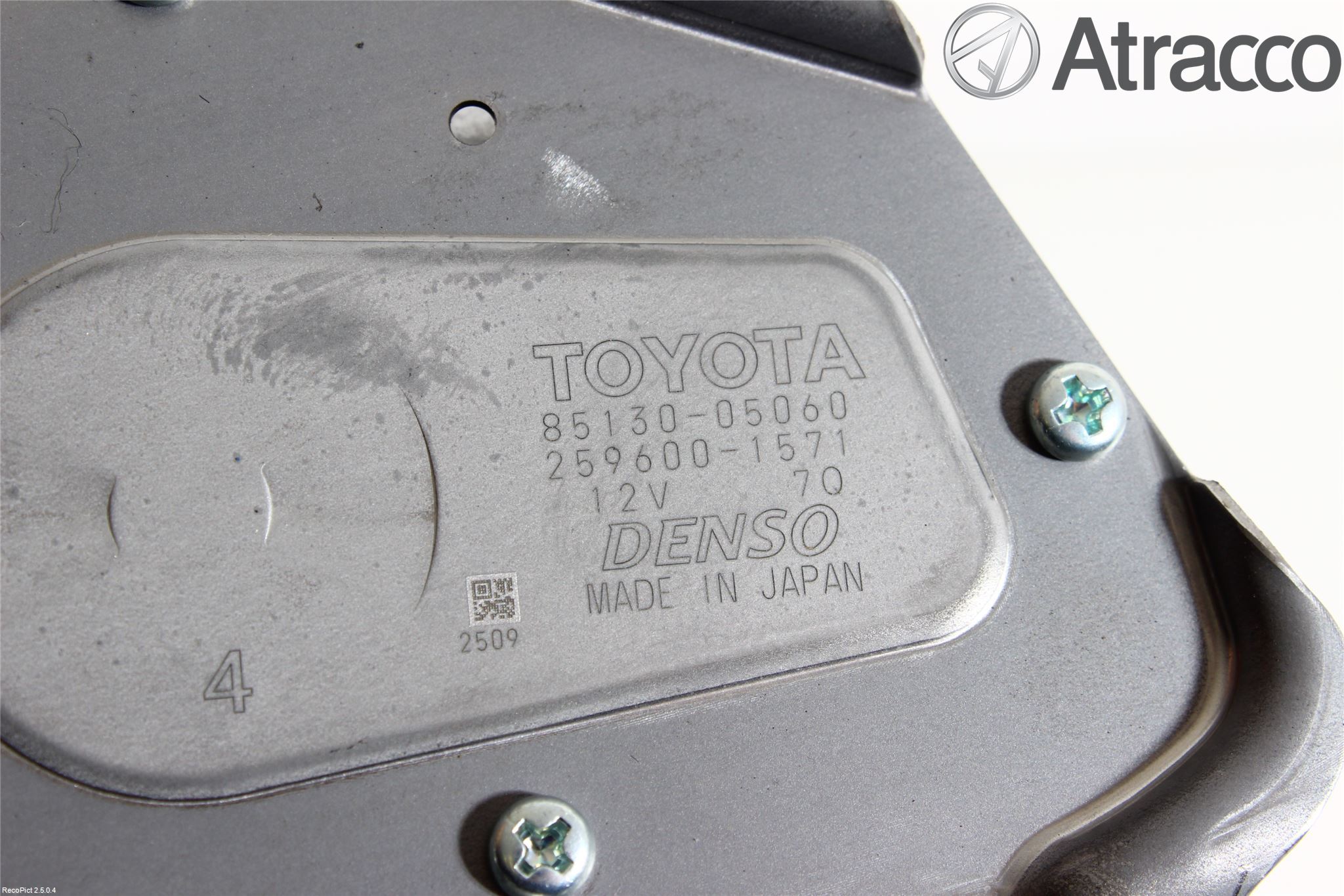 Toyota AVENSIS 09-15 Torkarmotor Baklucka