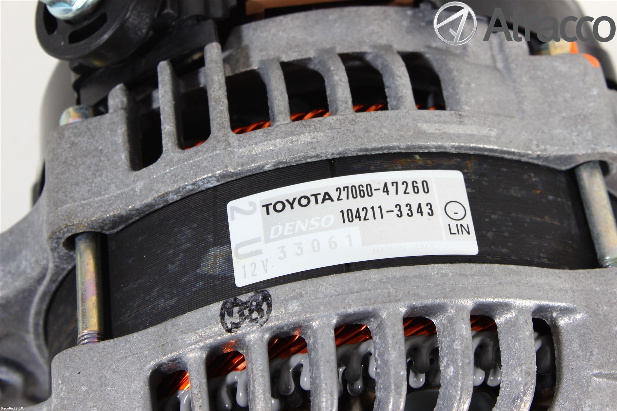 Toyota VERSO-S 11-16 Generator