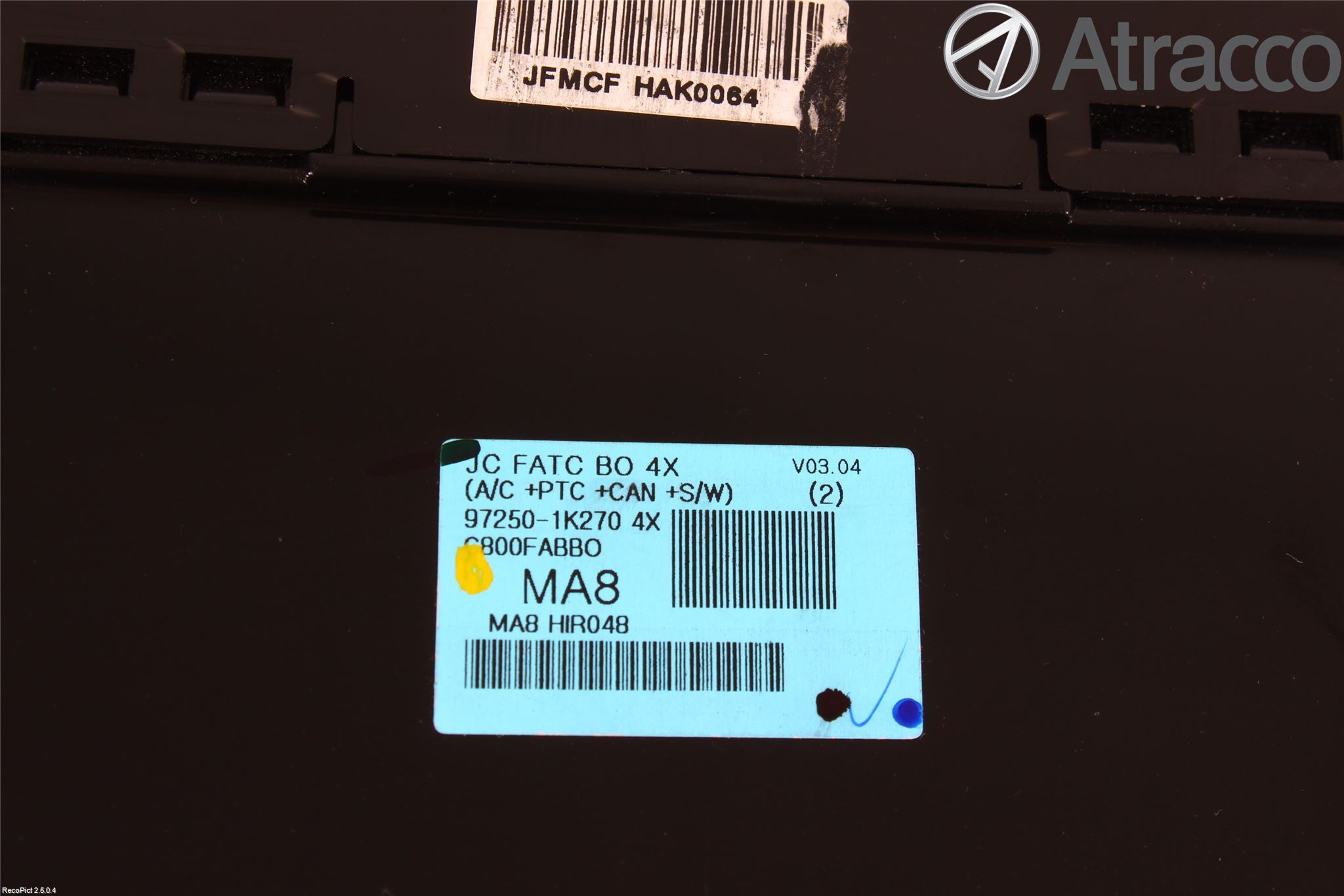 Hyundai ix20 Ac Styrenhet Ac Manöveren