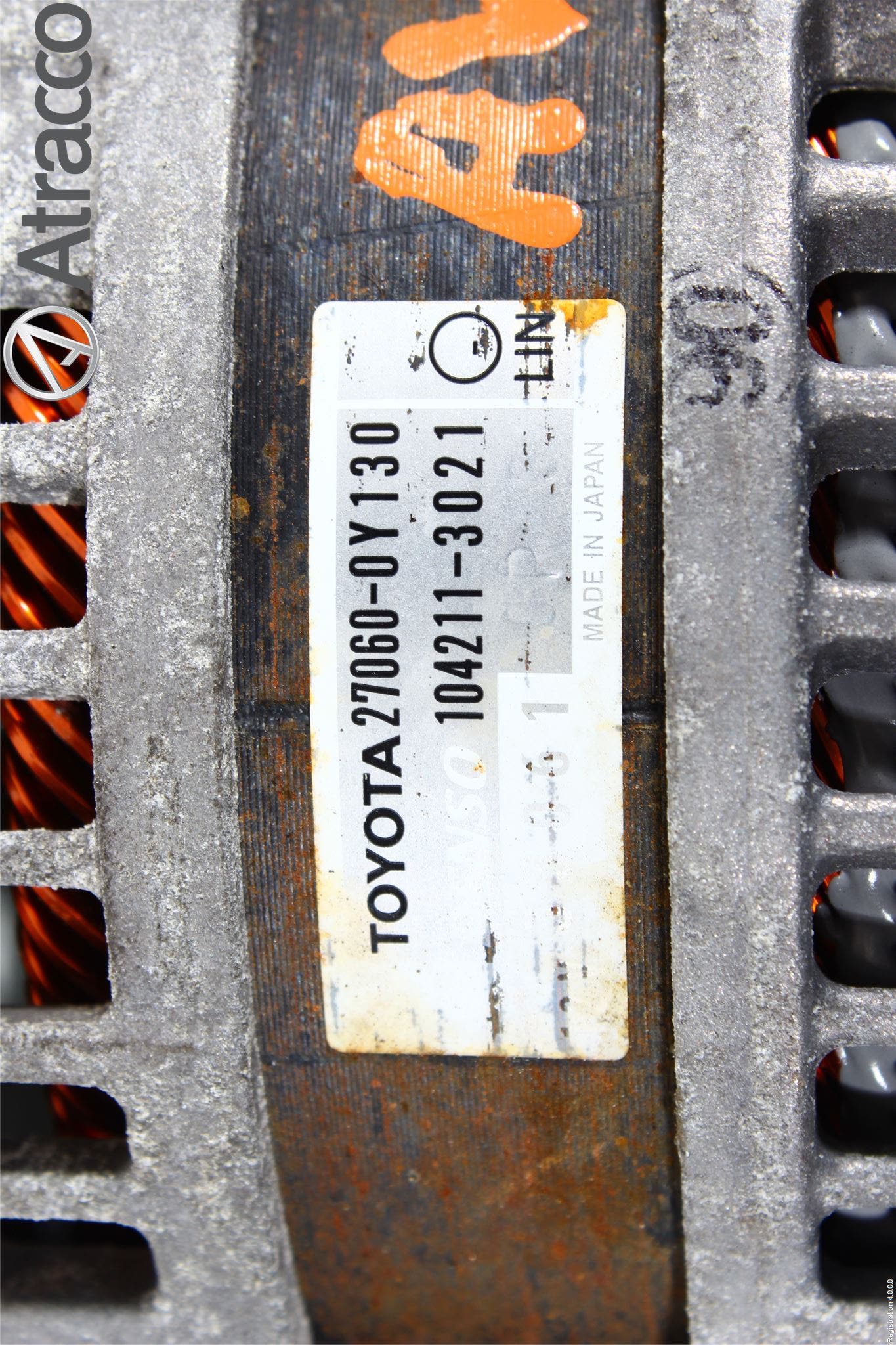 Toyota YARIS XP130 12-14 Generator