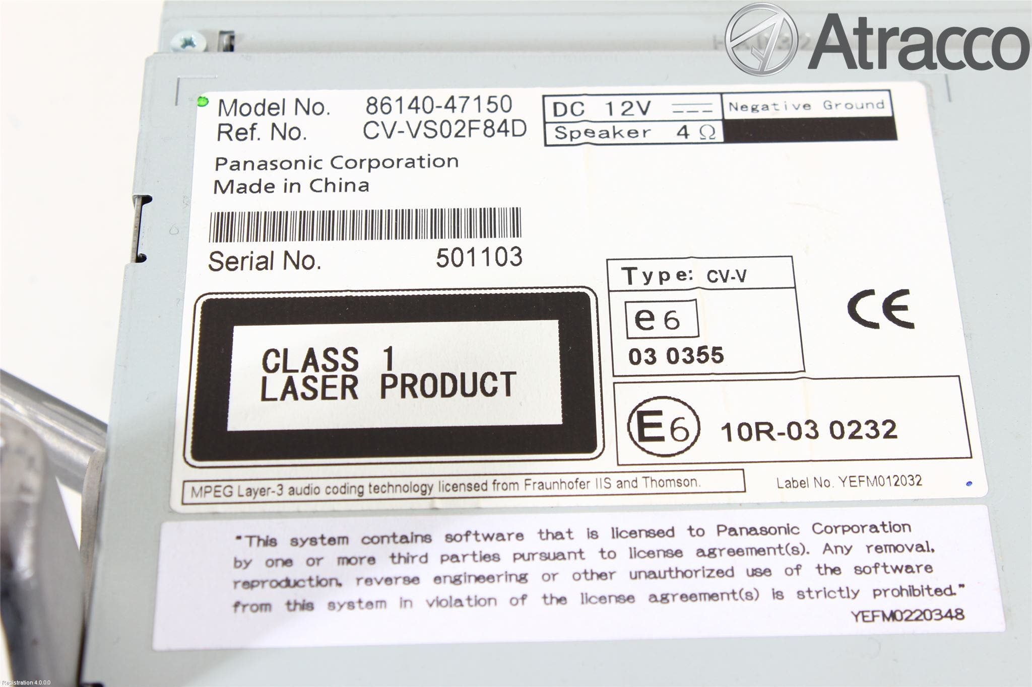 Toyota PRIUS+ ZVW40 12-20 Cd Radio - Multimediapanel