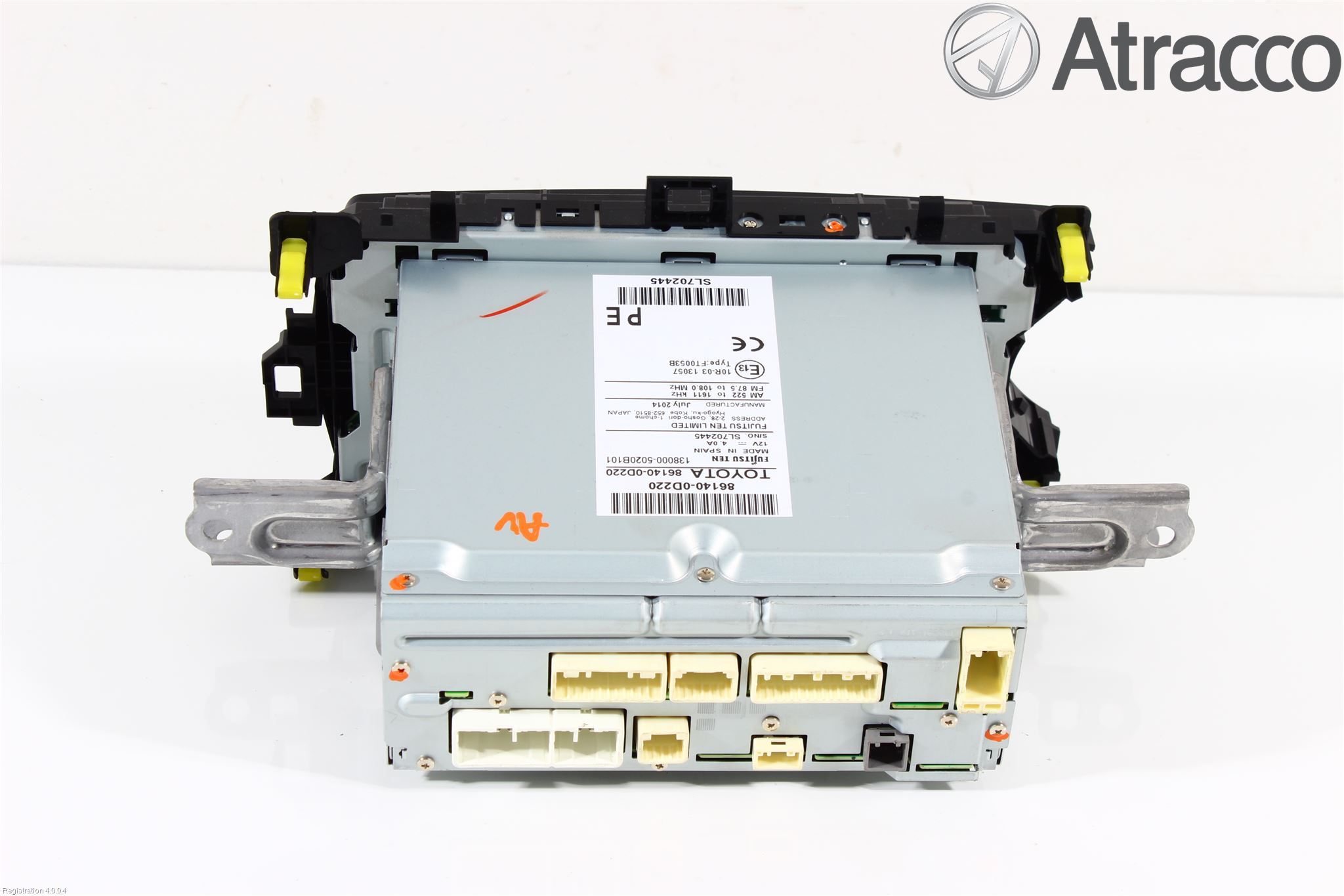 Toyota YARIS XP130 12-14 Cd Radio - Multimediapanel