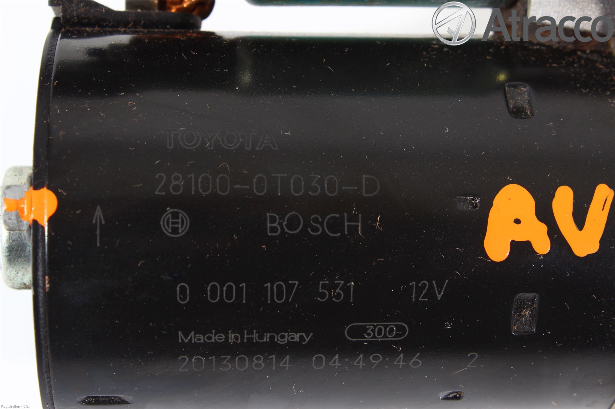 Toyota AURIS 13-19 Startmotor