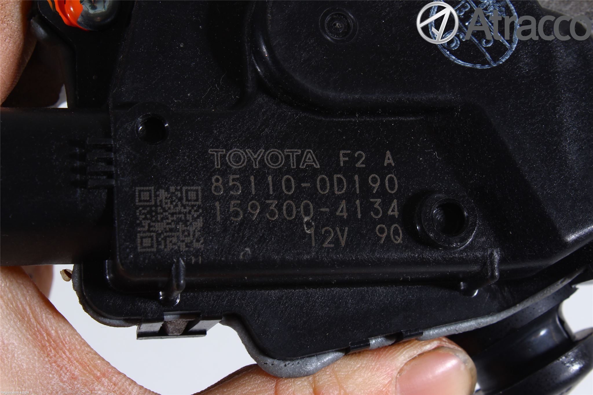 Toyota YARIS XP130 12-14 Torkarmotor Vindruta