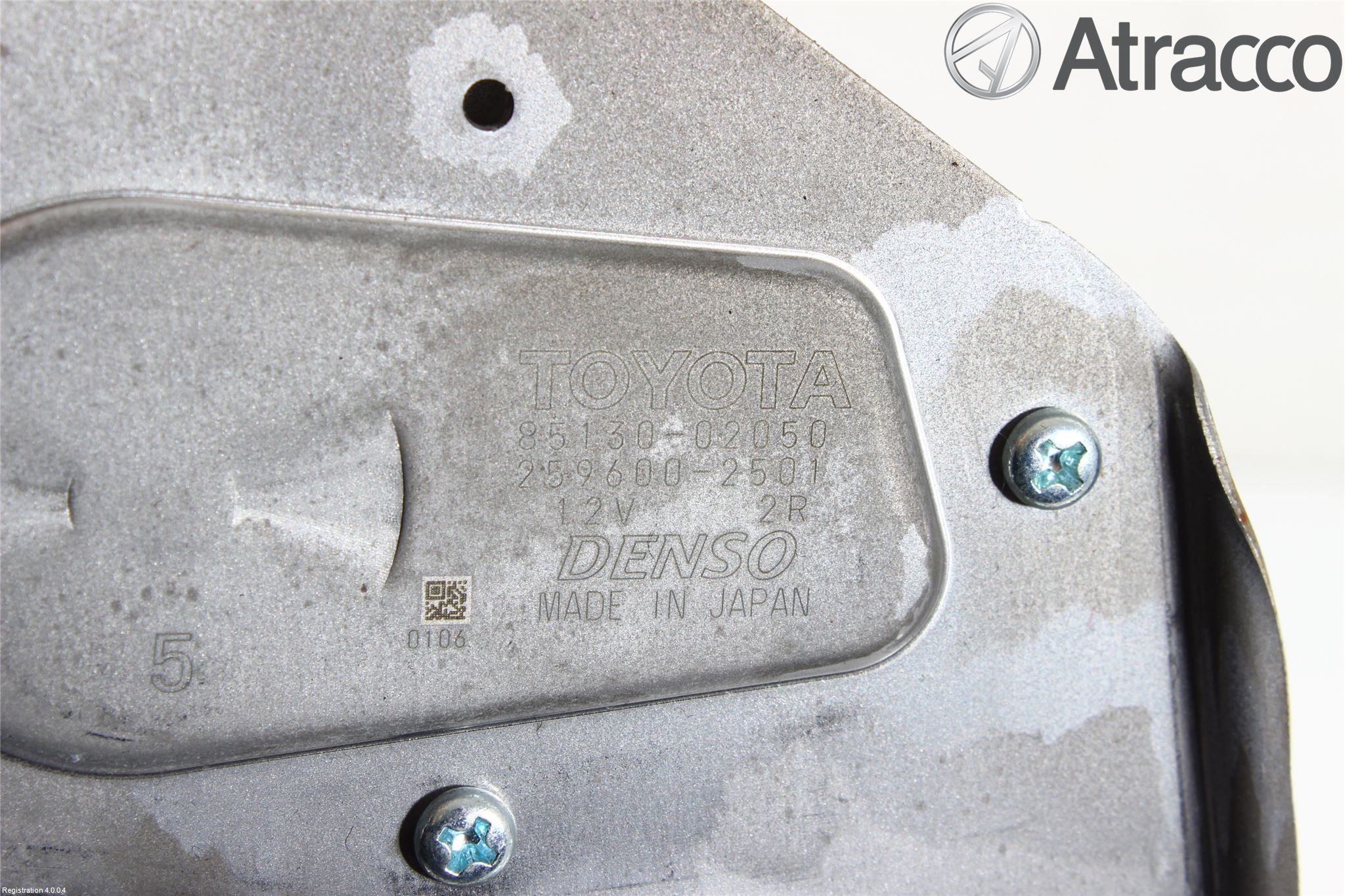 Toyota AURIS 13-19 Torkarmotor Baklucka