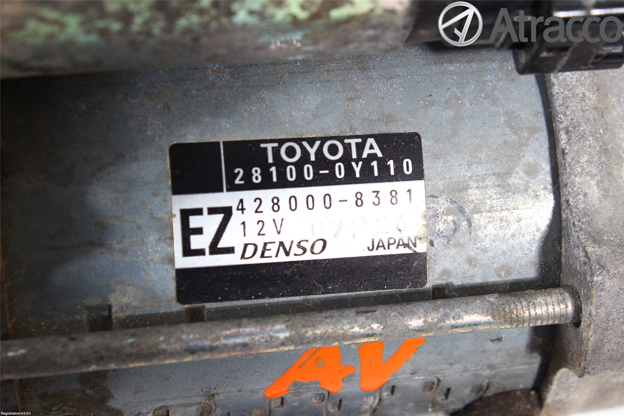 Toyota YARIS XP130 12-14 Startmotor
