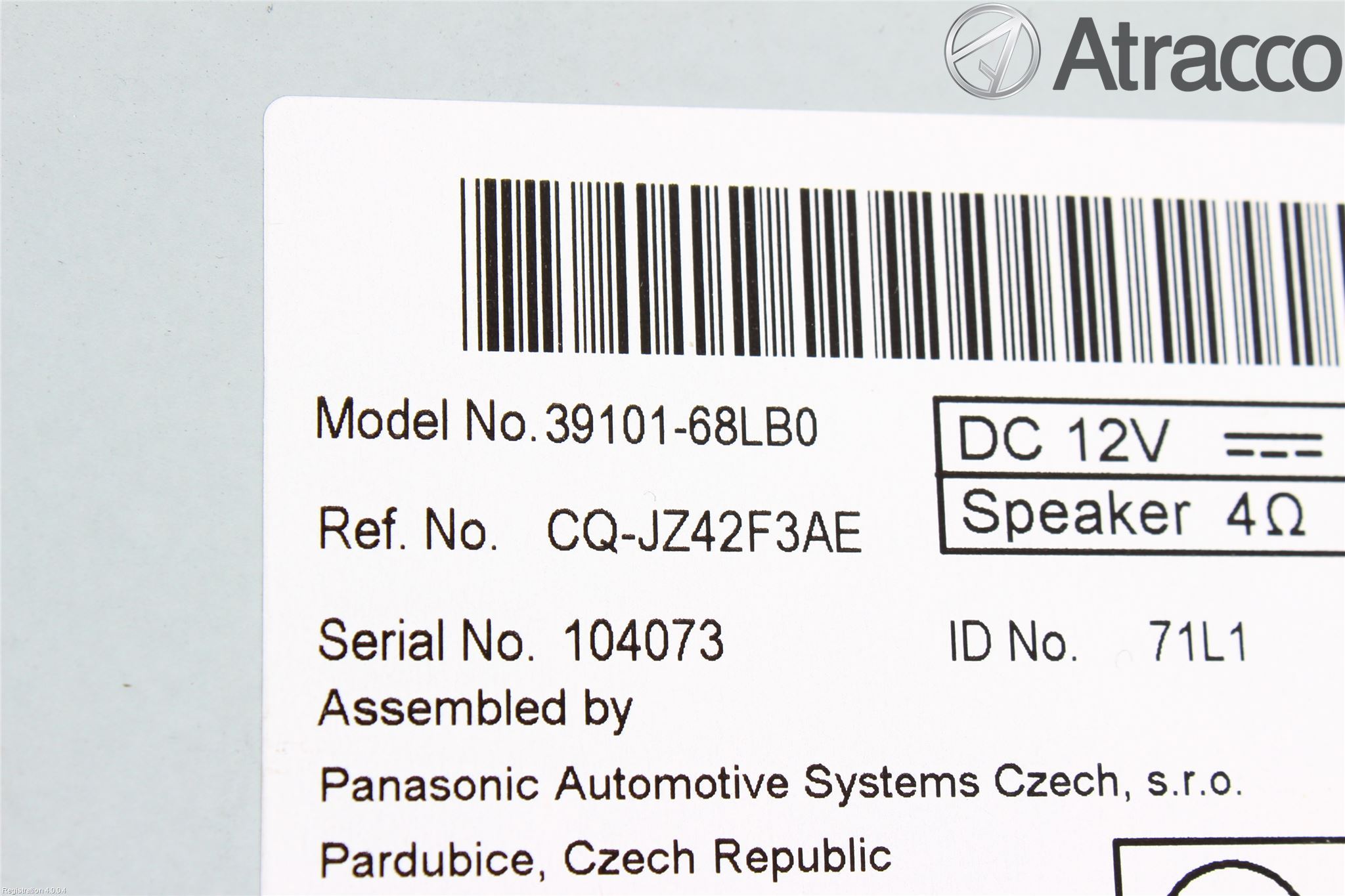 Suzuki SWIFT 11-16 Cd Radio - Multimediapanel