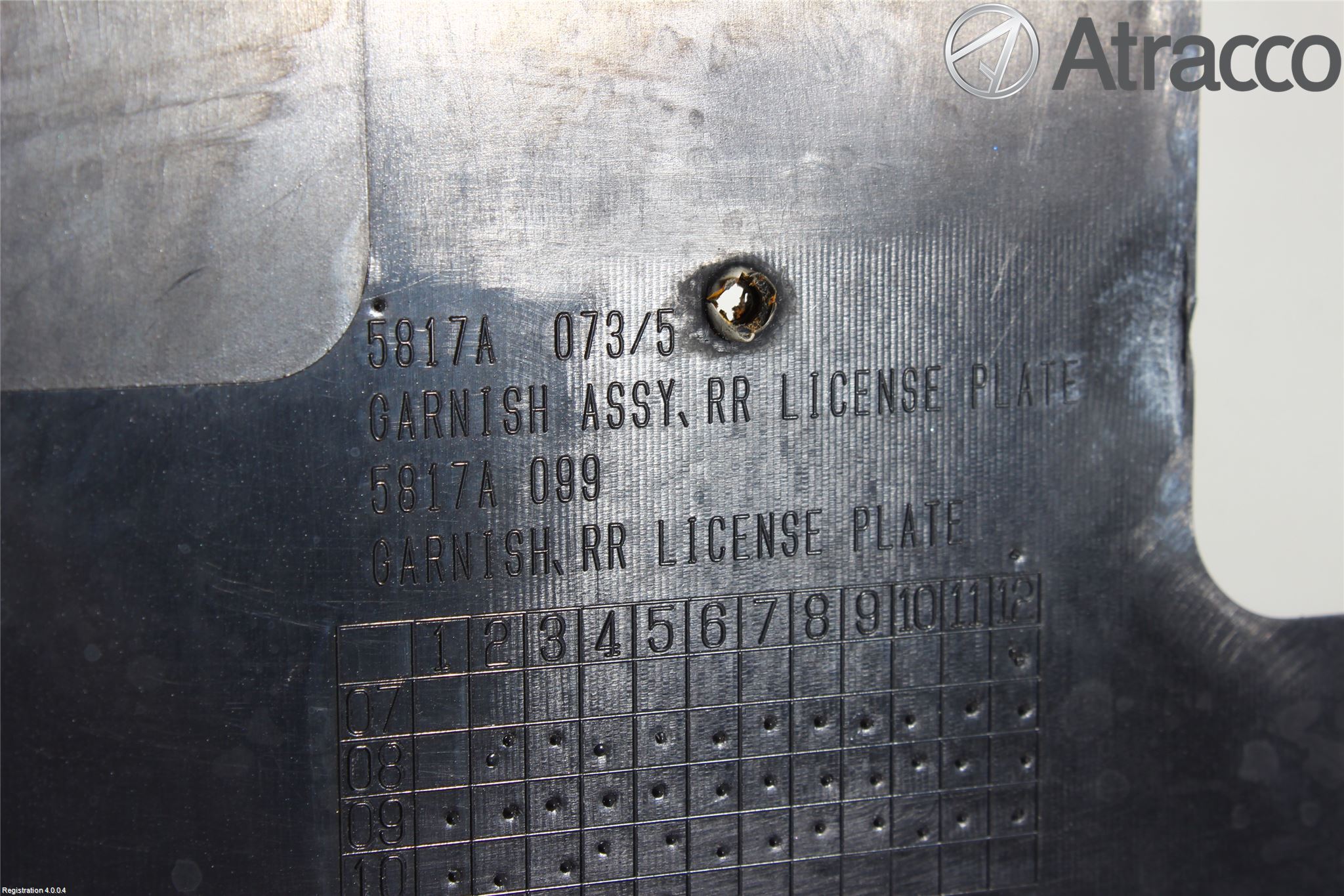 Mitsubishi LANCER 07-14 Bakluckehandtag