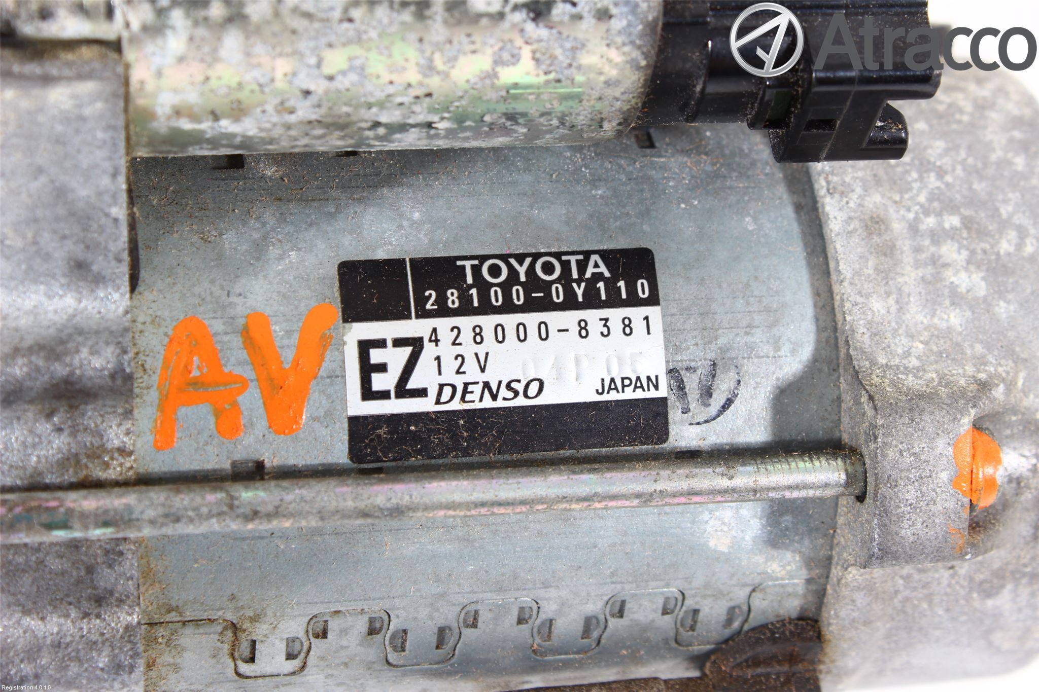 Toyota YARIS XP130 12-14 Startmotor