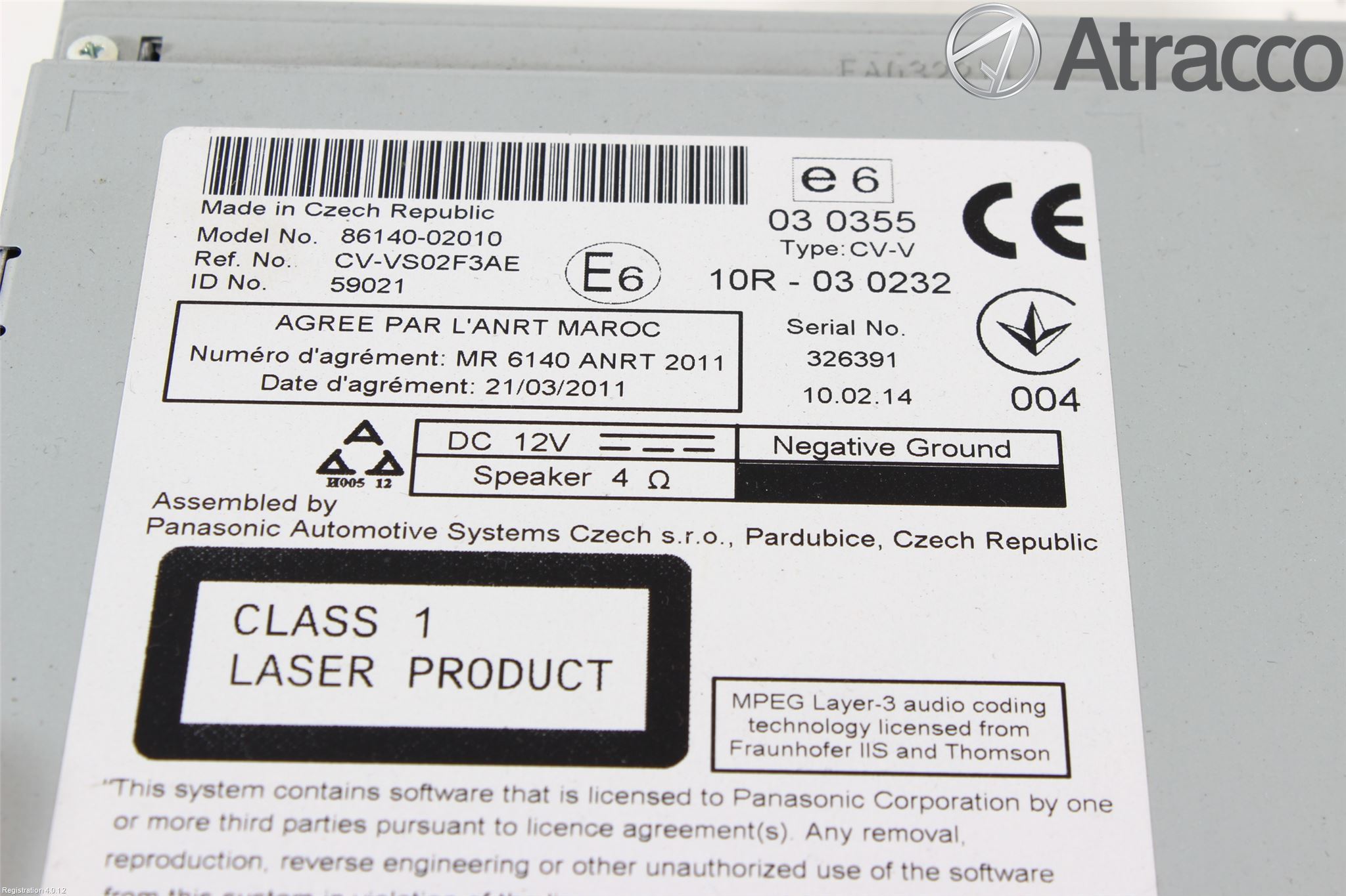 Toyota AURIS 13-19 Cd Radio - Multimediapanel