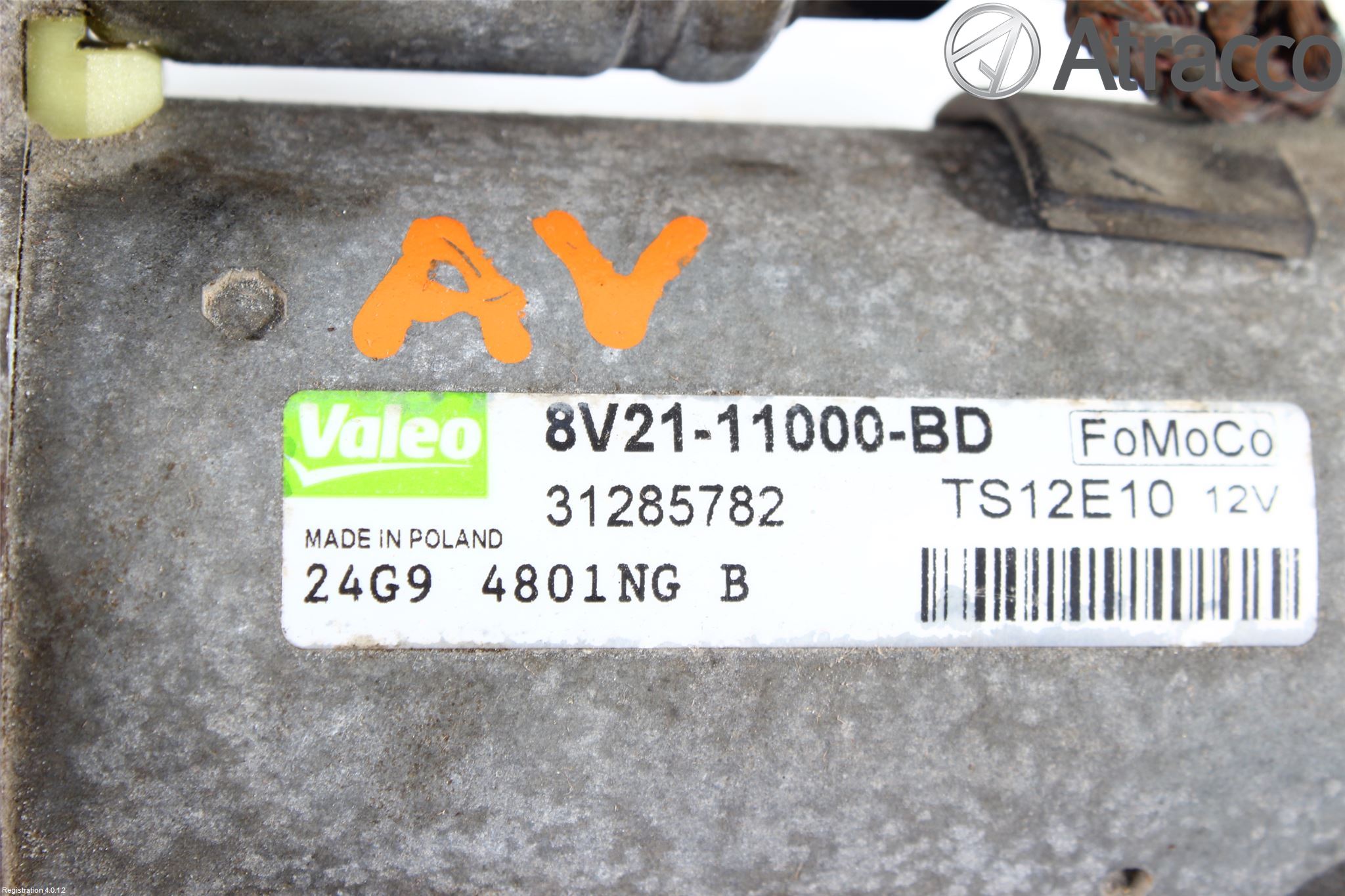Ford FIESTA 09-12 Startmotor
