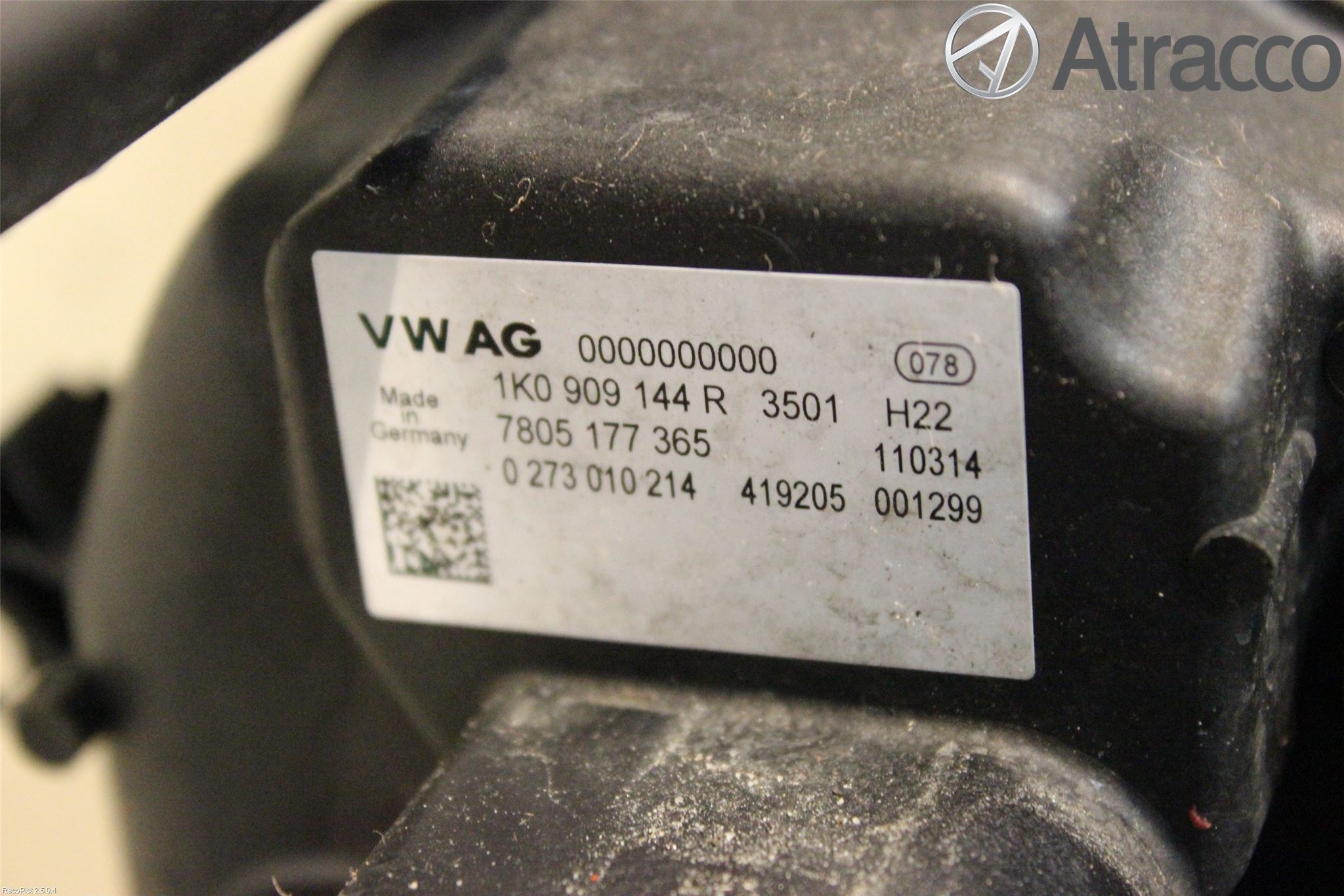 Volkswagen VW CADDY 11-15 Styrväxel Servo -Snäcka