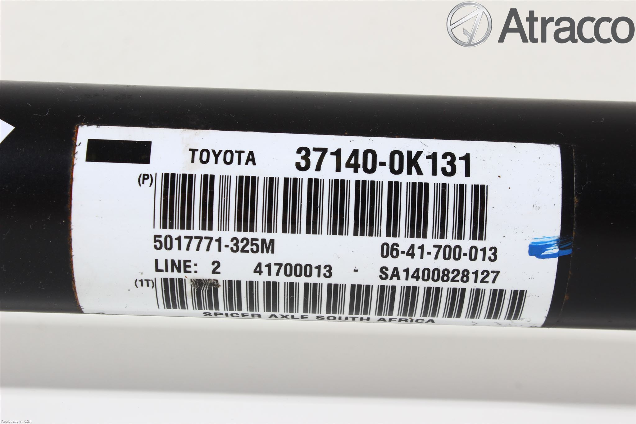 Toyota HILUX 05-16 Mellanaxel Främre 4Wd