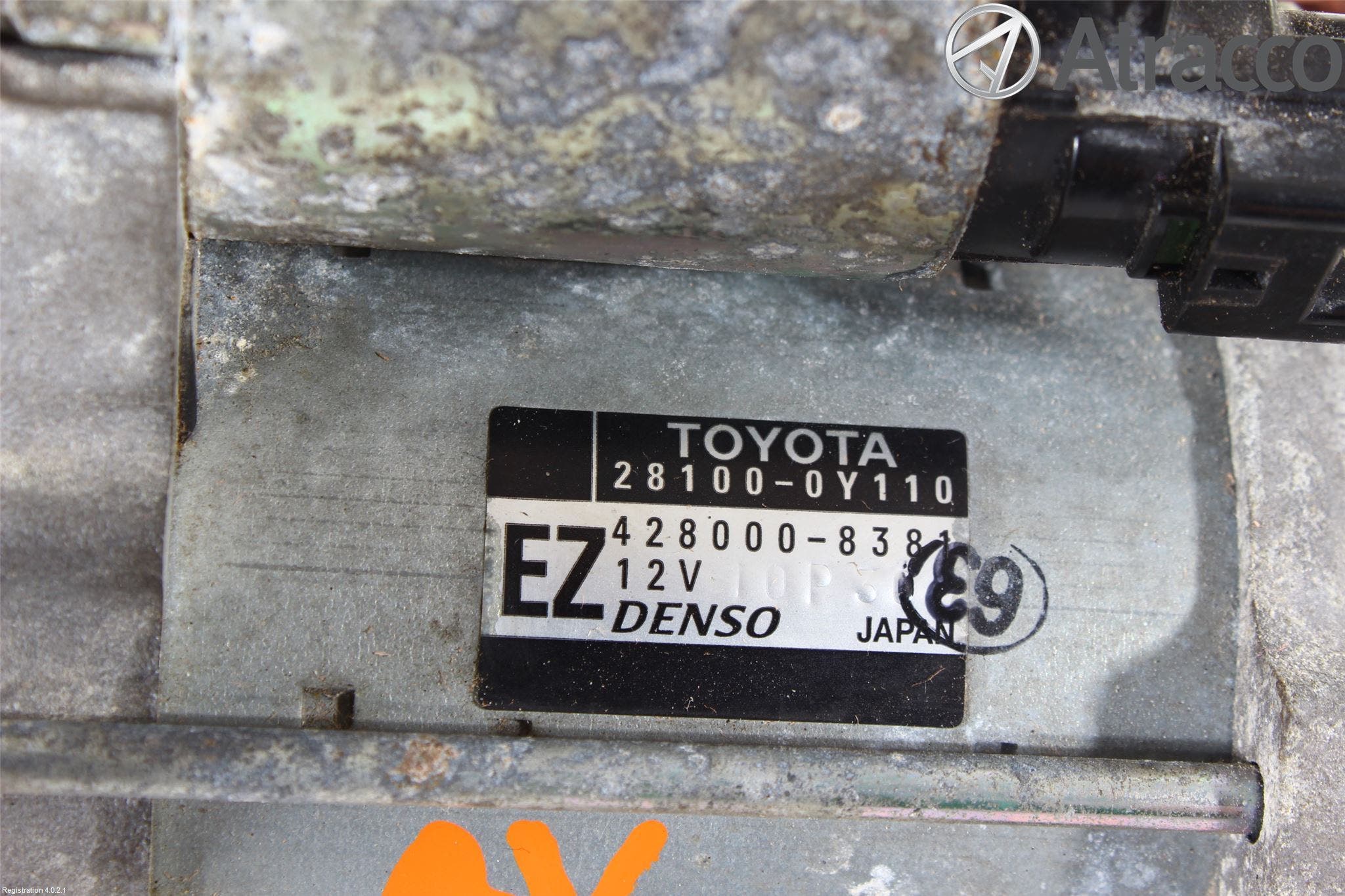 Toyota YARIS XP130 12-14 Startmotor