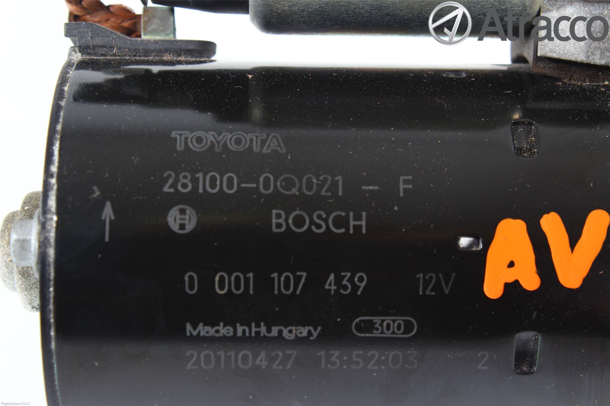 Toyota AYGO 06-14 Startmotor