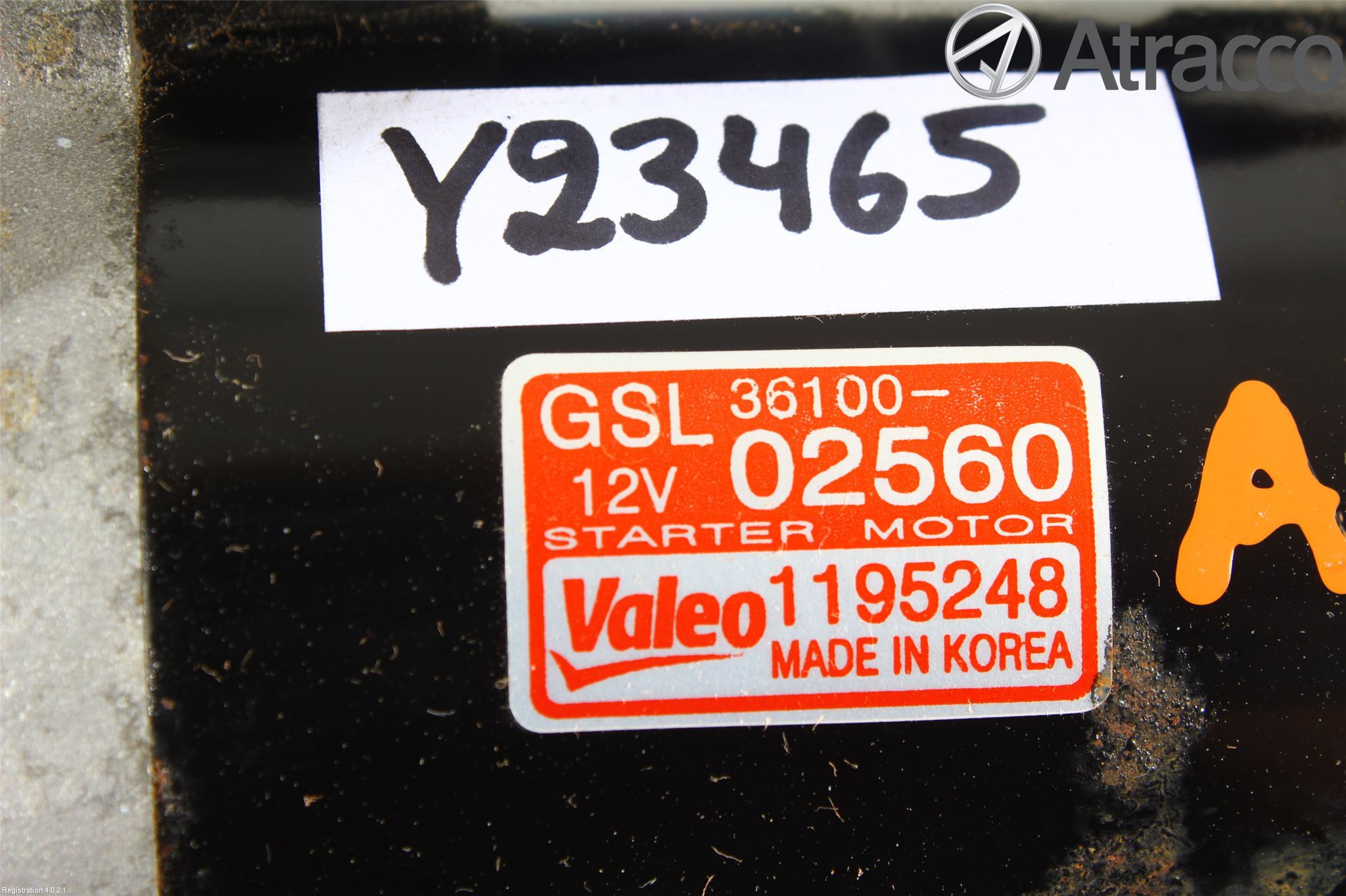 Hyundai i10 PA 08-13 Startmotor