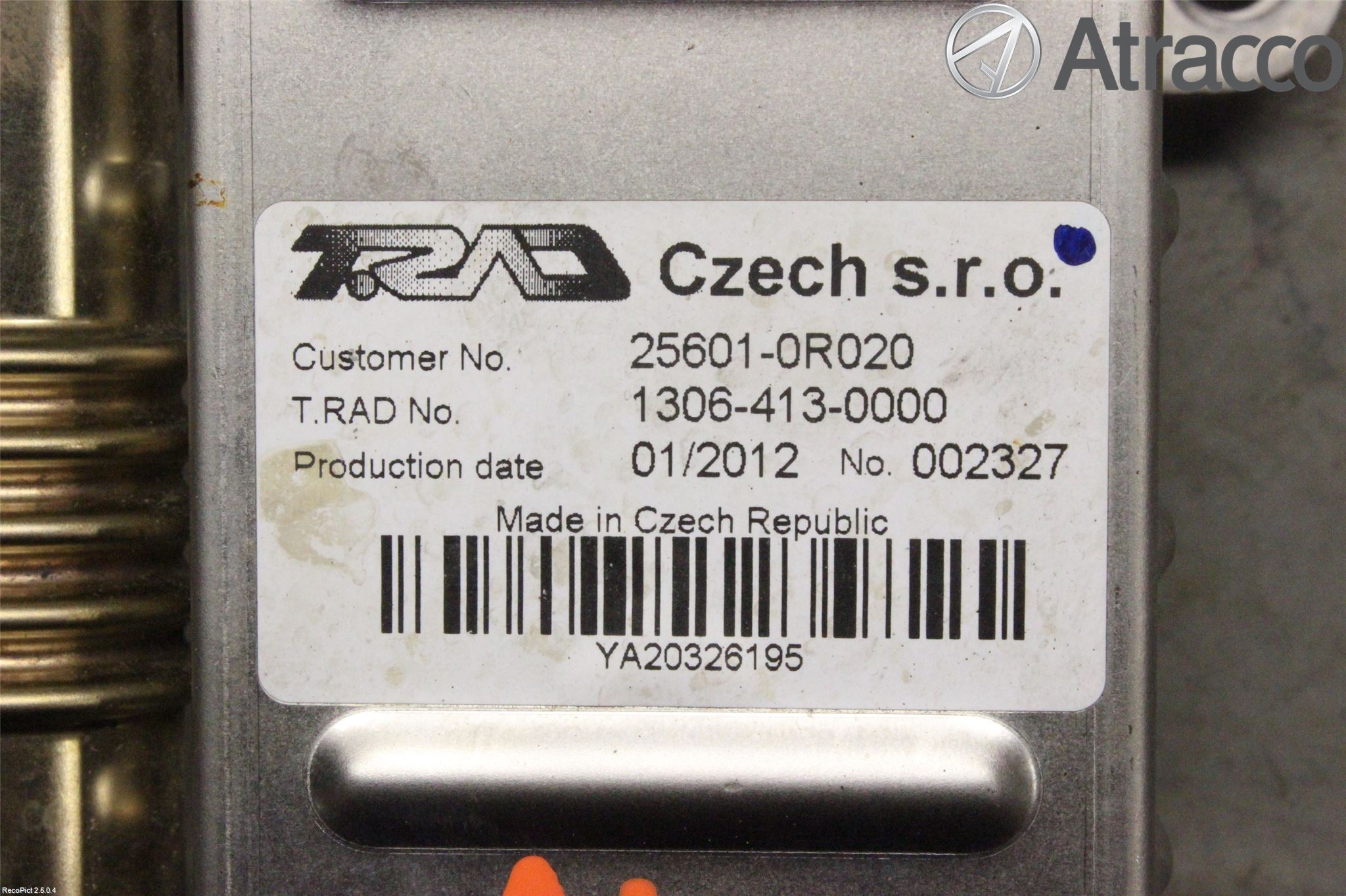 Toyota RAV 4 06-12 Avgaskylare