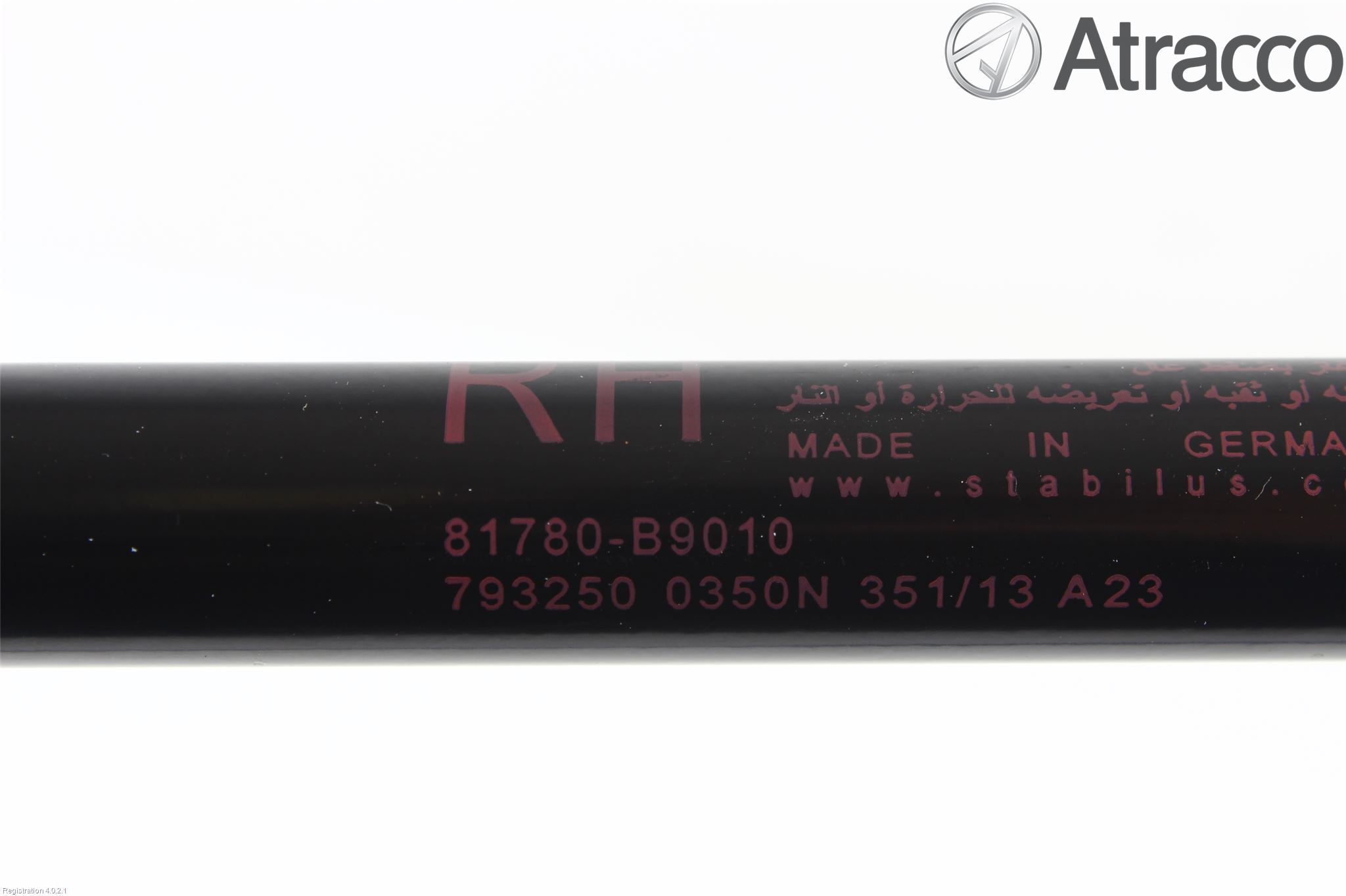 Hyundai i10 BA 14-16 Gasfjäder Baklucka