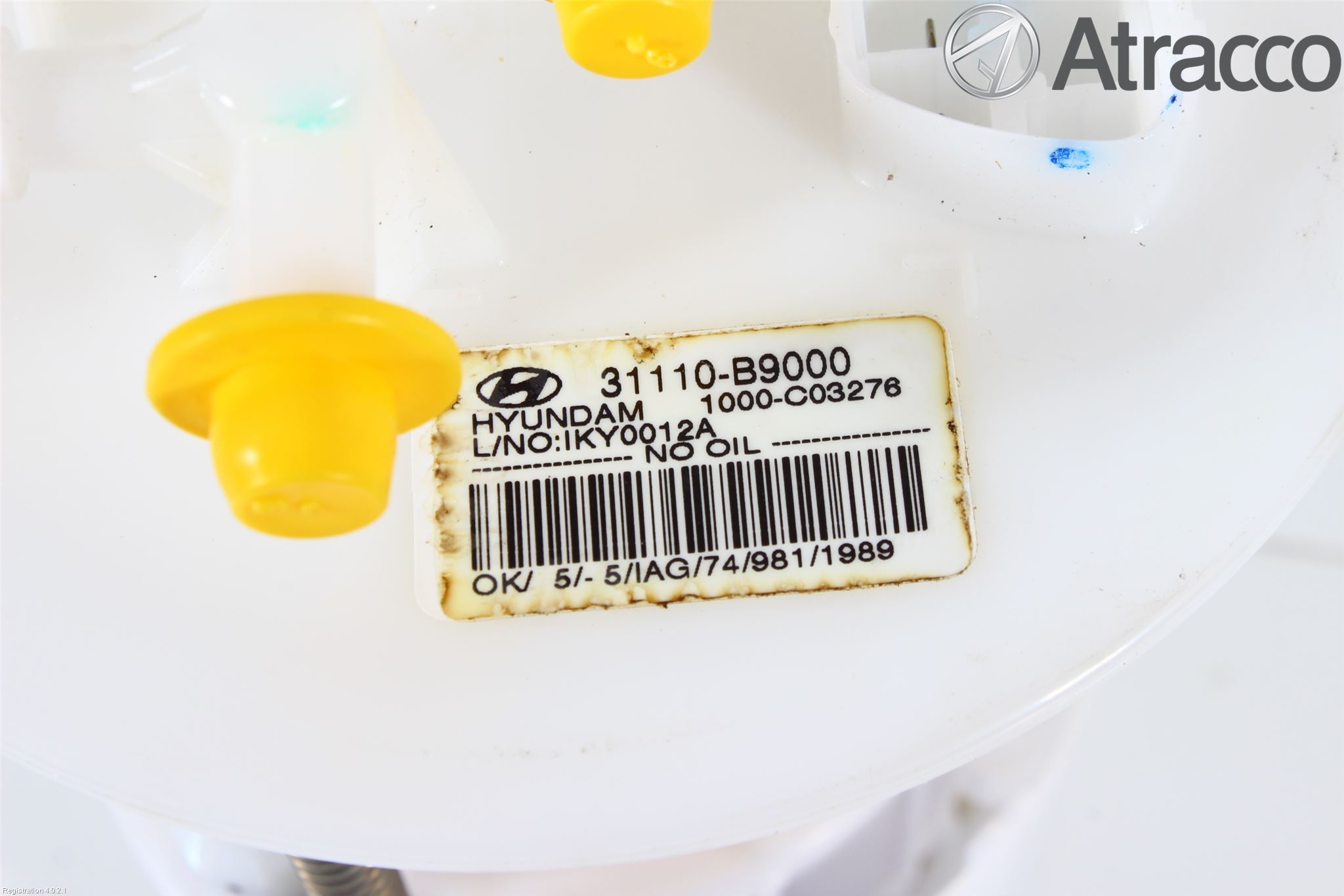 Hyundai i10 BA 14-16 Bränslepump El