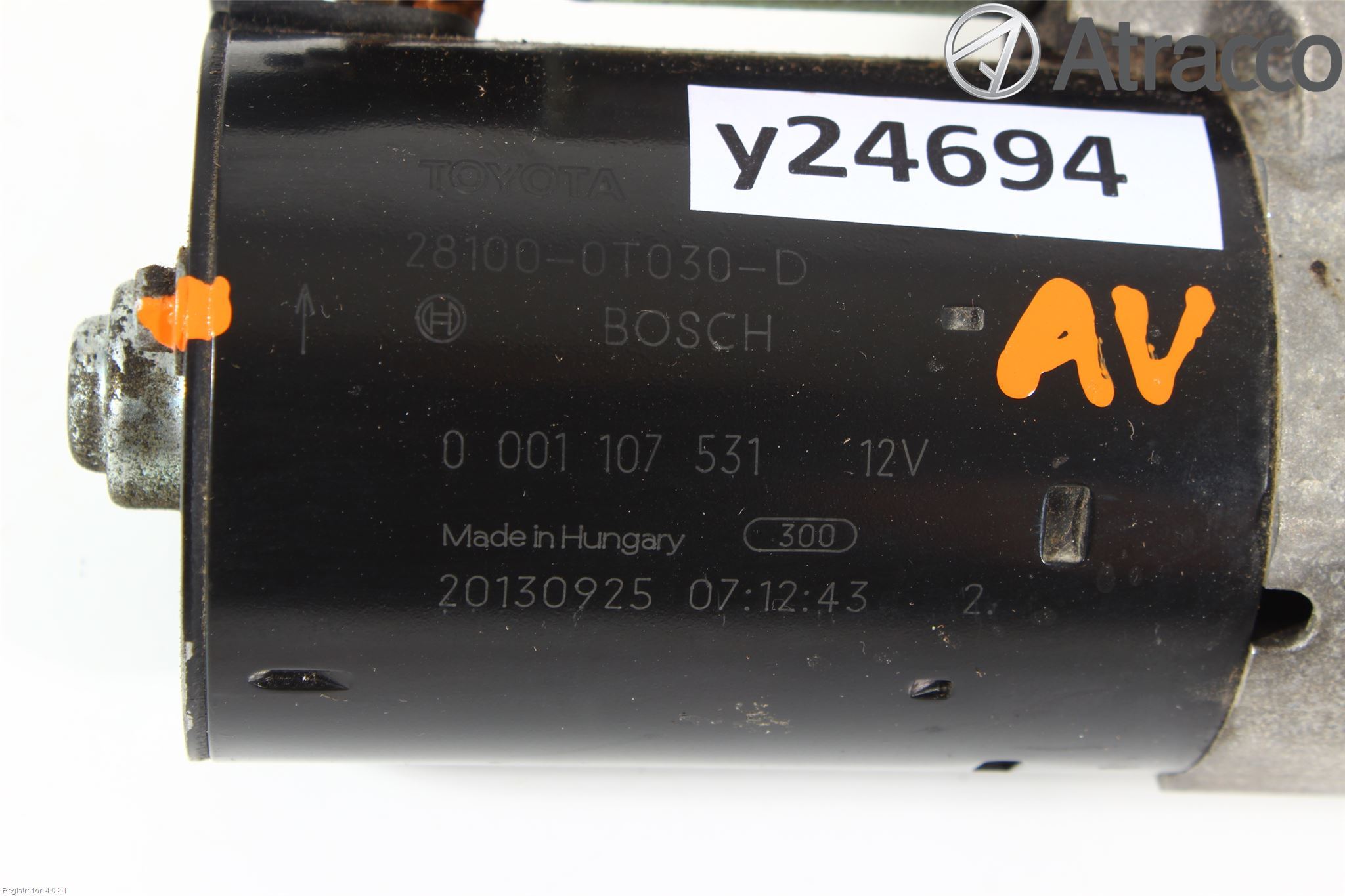 Toyota AVENSIS 09-15 Startmotor