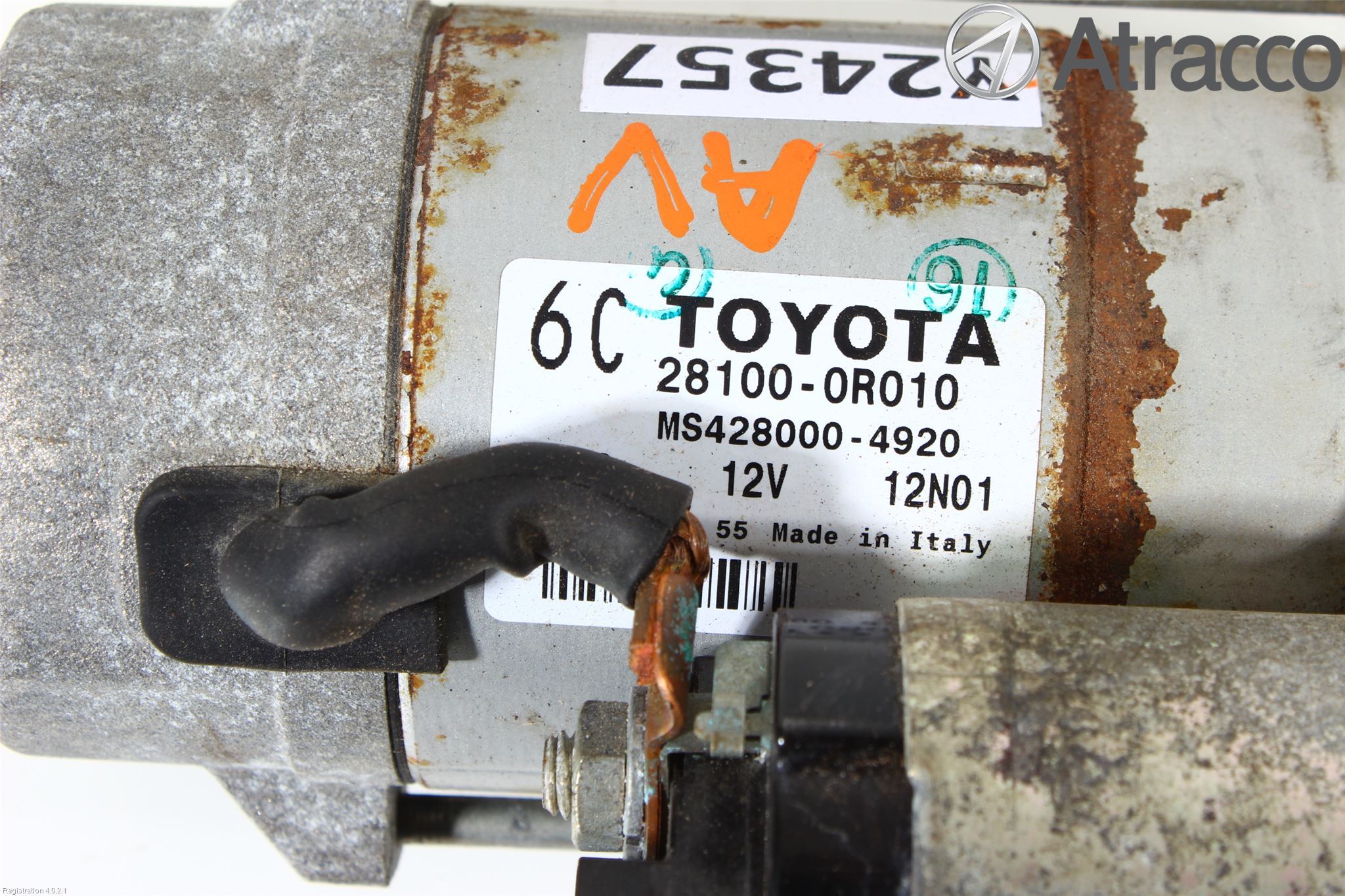 Toyota RAV 4 06-12 Startmotor Diesel