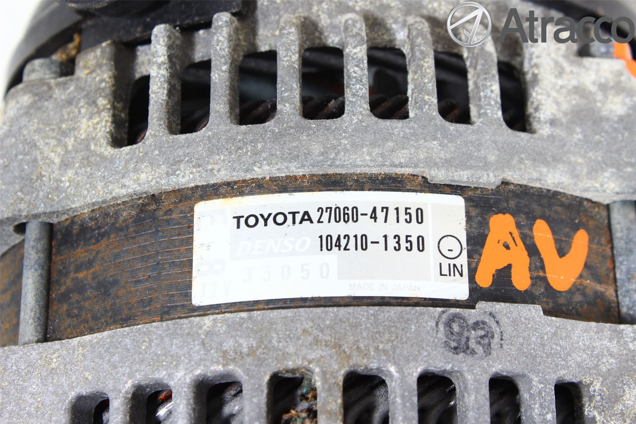 Toyota VERSO-S 11-16 Generator